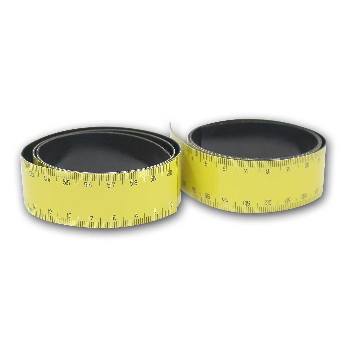 Sintron Lineal 2er Set Magnet-Lineale à 60cm, gelb, flexibel