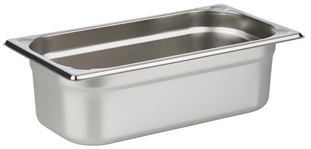APS Aufbewahrungssystem GN 1/3 Behälter 32,5 x 17,6 cm, Edelstahl, (1-tlg), Gastronorm-Behälter, zum Anrichten und Lagern von Speisen