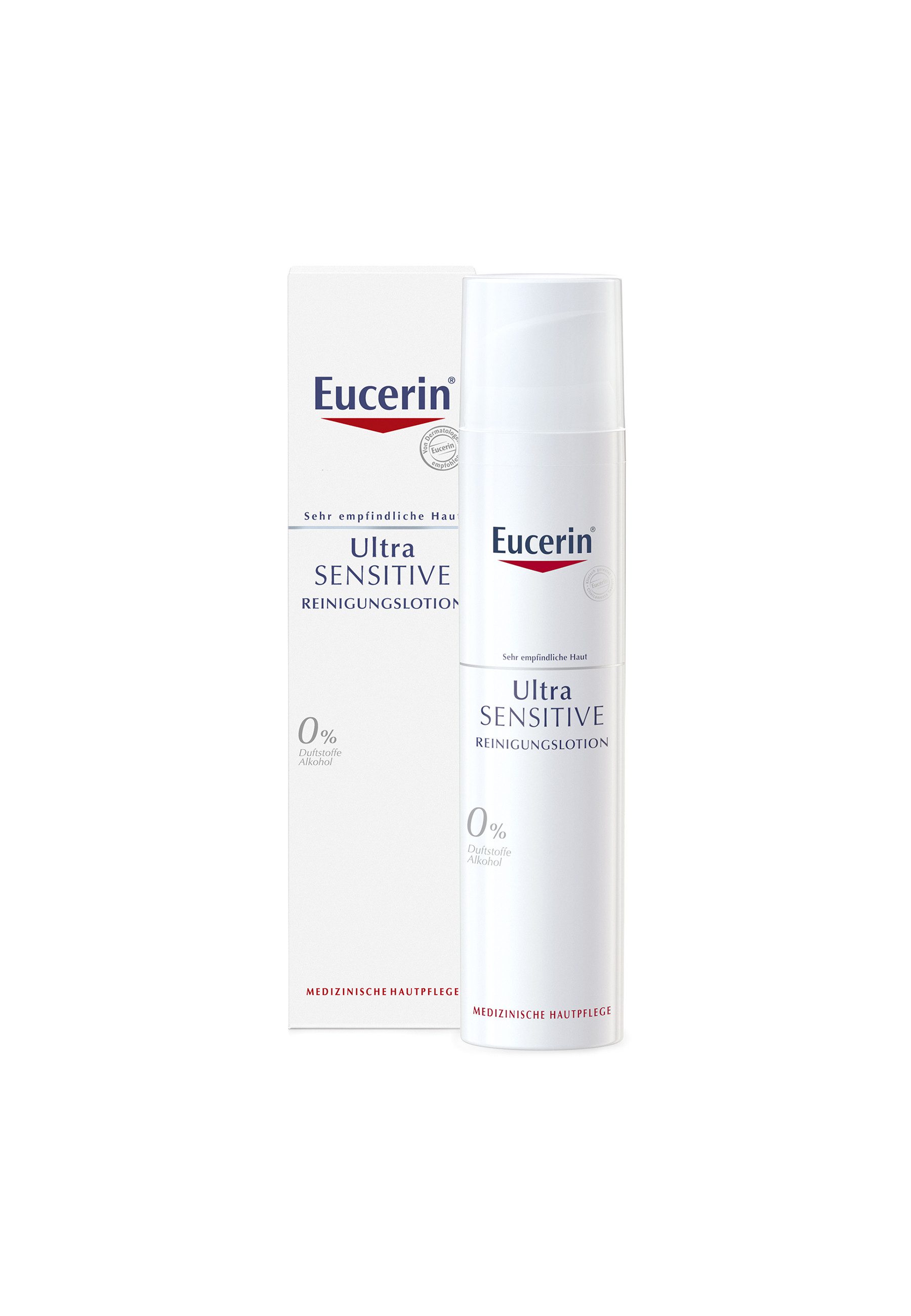 Eucerin Gesichtspflege UltraSensitive Reinigungslotion – beruhigt sehr empfindliche Haut, 1-tlg.