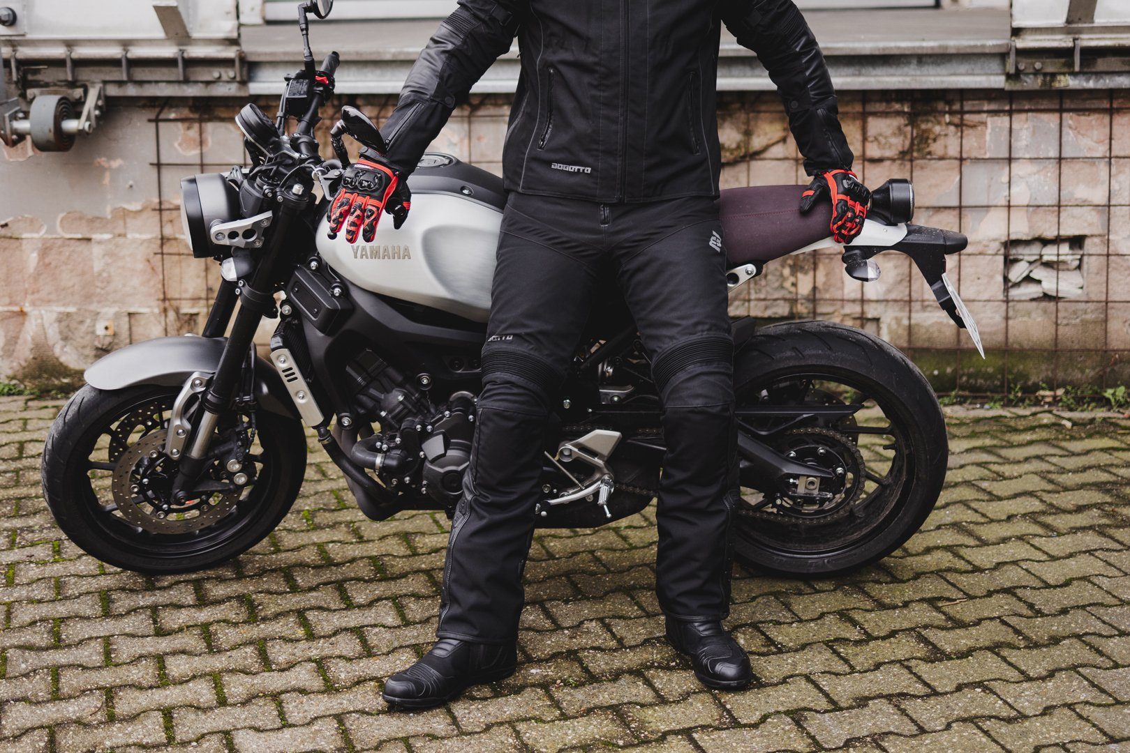 Bogotto Motorradhose Blizzard-X wasserdichte Motorrad Textilhose Knieprotektoren enthalten,herausnehmbares Innenfutter,wasserdicht
