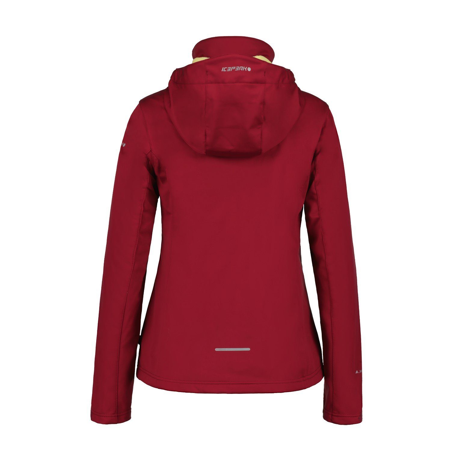 Softshelljacke Funktionsjacke für Rot Damen Boise Icepeak Icepeak leicht Wasserabweisend