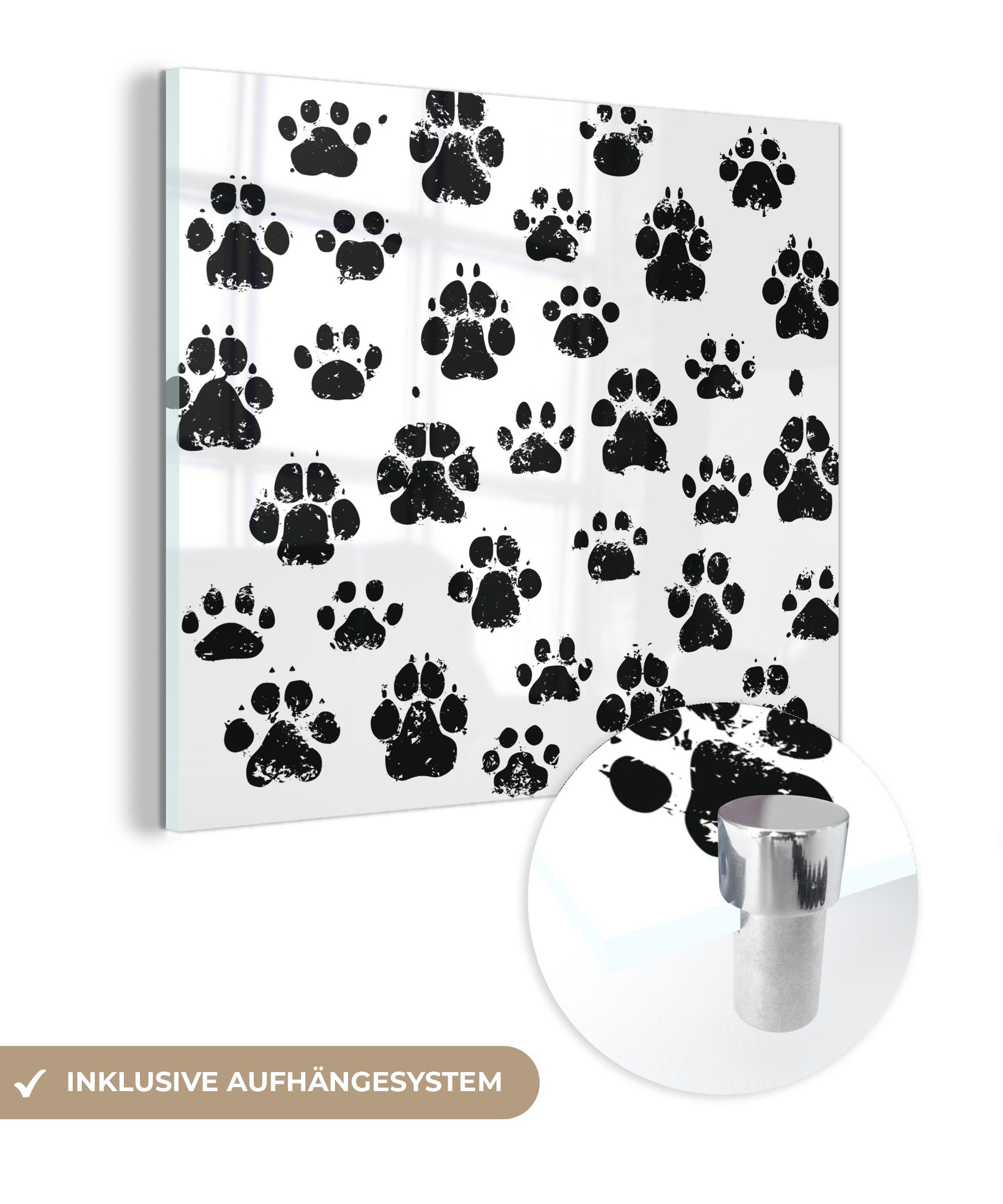 Acrylglasbild Design - Katze - Hund