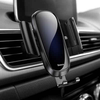 Baseus »Baseus Future Gravity Universal KFZ Handy Halterung Car Mount Halter für iPhone, Samsung, Huawei, HTC, LG u.a. Smartphone in Schwarz« Smartphone-Halterung