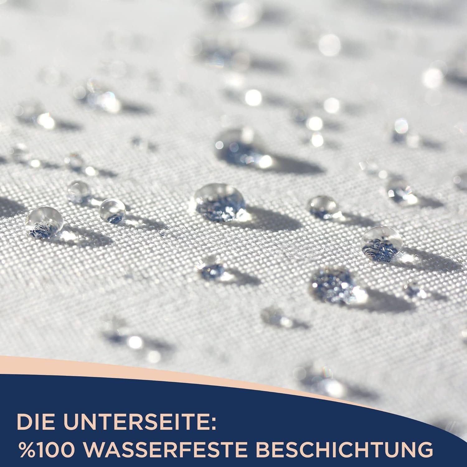 Matratzenschutzbezug Matrazenschoner mit Spannbettlaken 2in1 - Wasserdicht, Atmungsaktiv livessa, 2in1 wasserdicht & atmungsaktiv – Spannbettlaken + Matratzensc – Bild 5 von 5