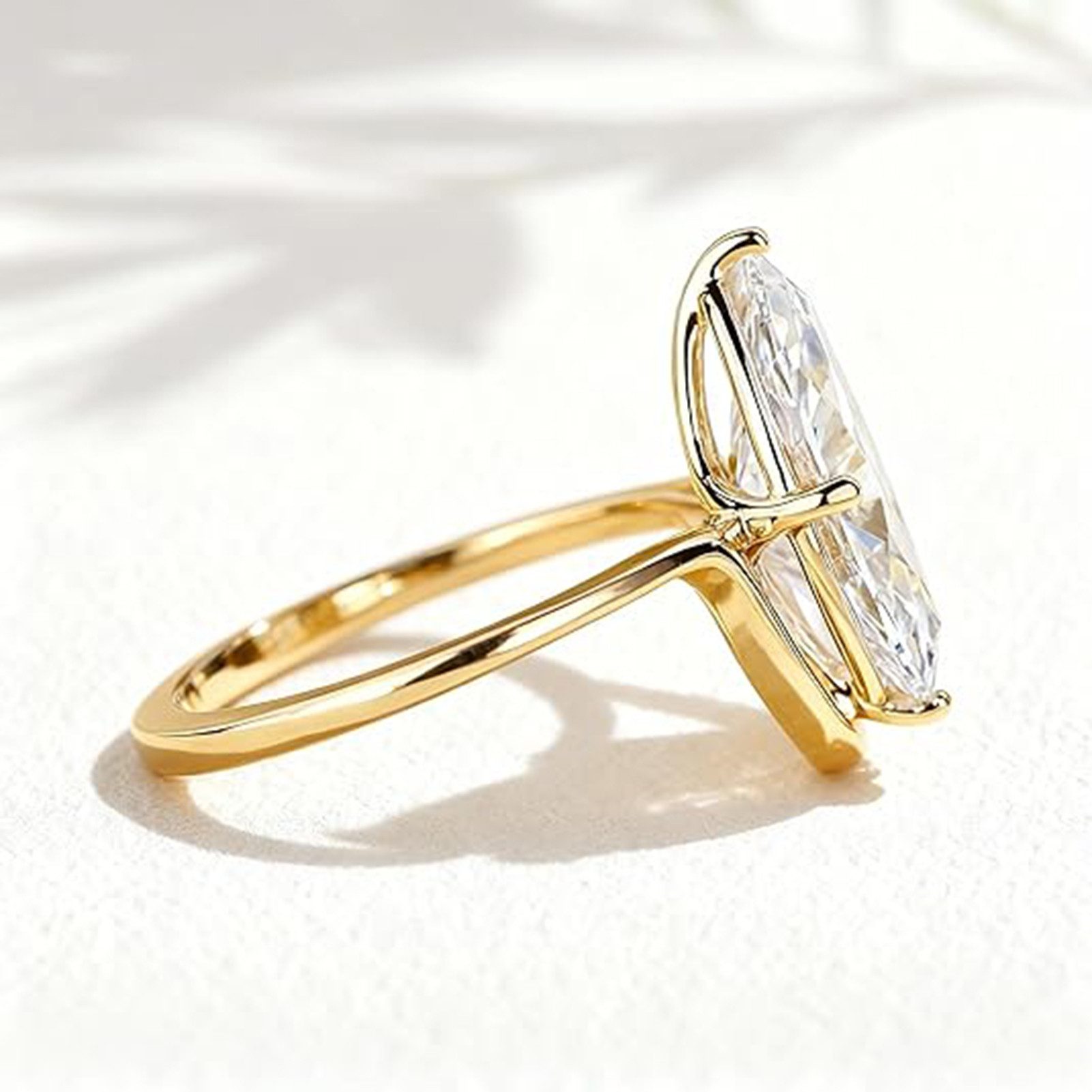 Jumpeak Diamantring weddingring,ring gold,Ringe für Männer und Frauen,Diamantring,3Karat, Valentinstagsgeschenk,Jubiläumsgeschenk,Geschenk für meine Geliebte