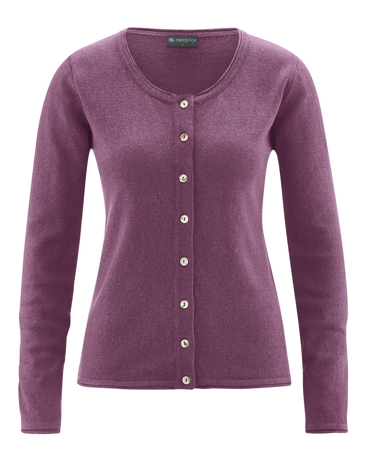 HempAge Cardigan DH323 Gestrickter Cardigan