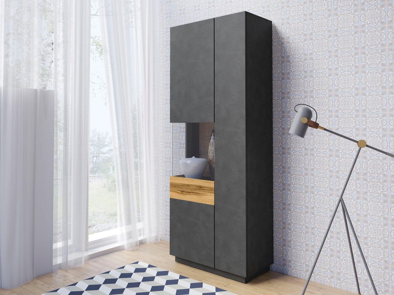 INOSIGN Vitrine SILKE Höhe 207 cm günstig online kaufen