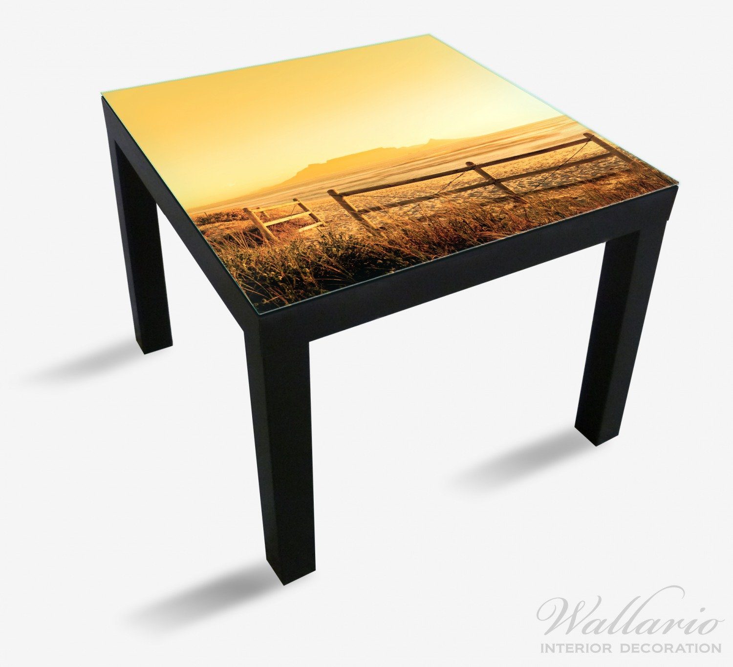 - in Strand Tisch Südafrika orange Lack (1 Himmel St), Wallario für Tischplatte Ikea I geeignet in