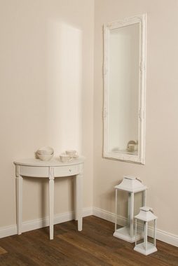 elbmöbel Wandspiegel Wandspiegel 150x60x7cm, Spiegel: Ganzkörper 150x60x7 cm weiß Landhausstil