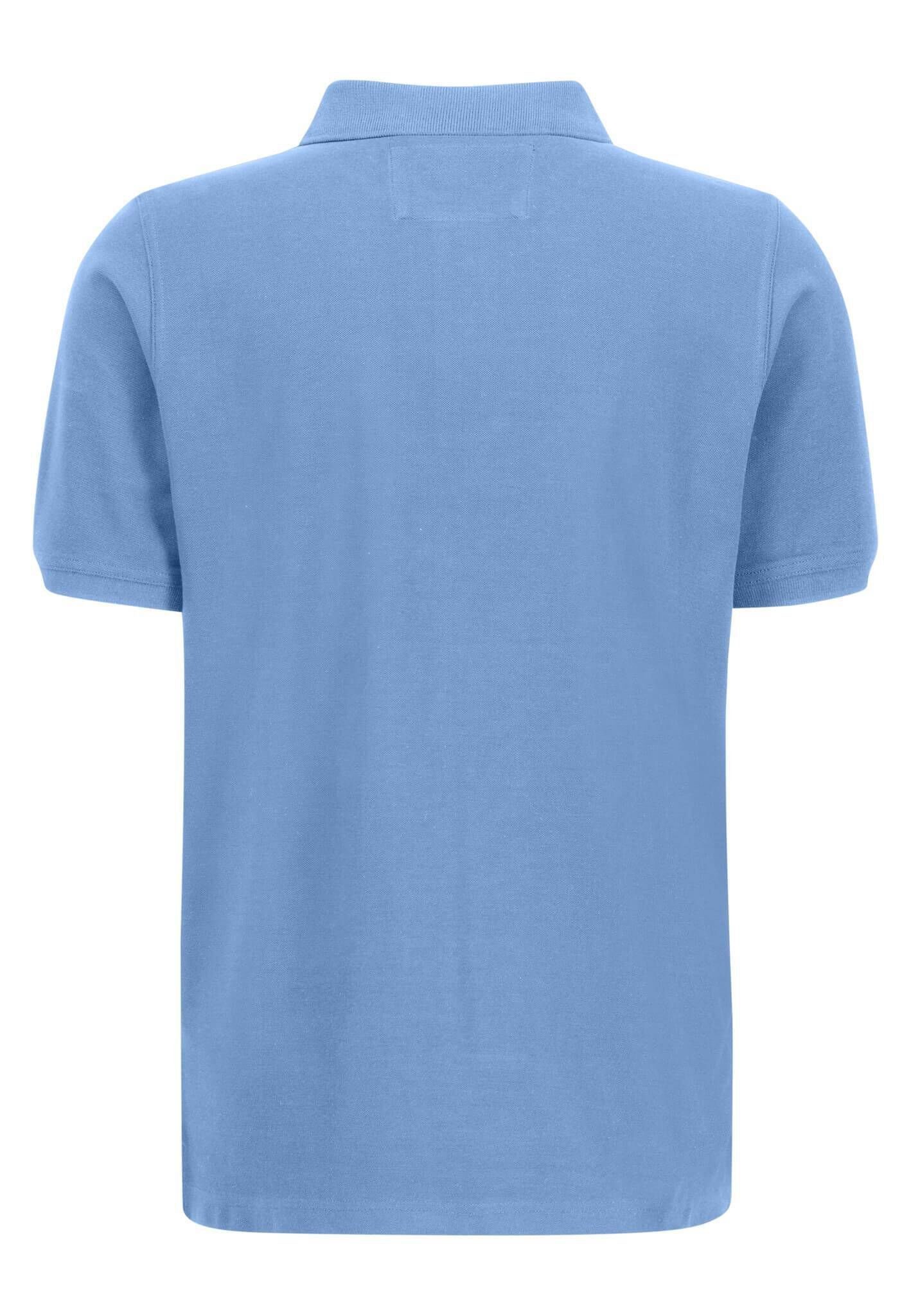 bleu FYNCH-HATTON (1-tlg) Poloshirt (50) Herren Poloshirt