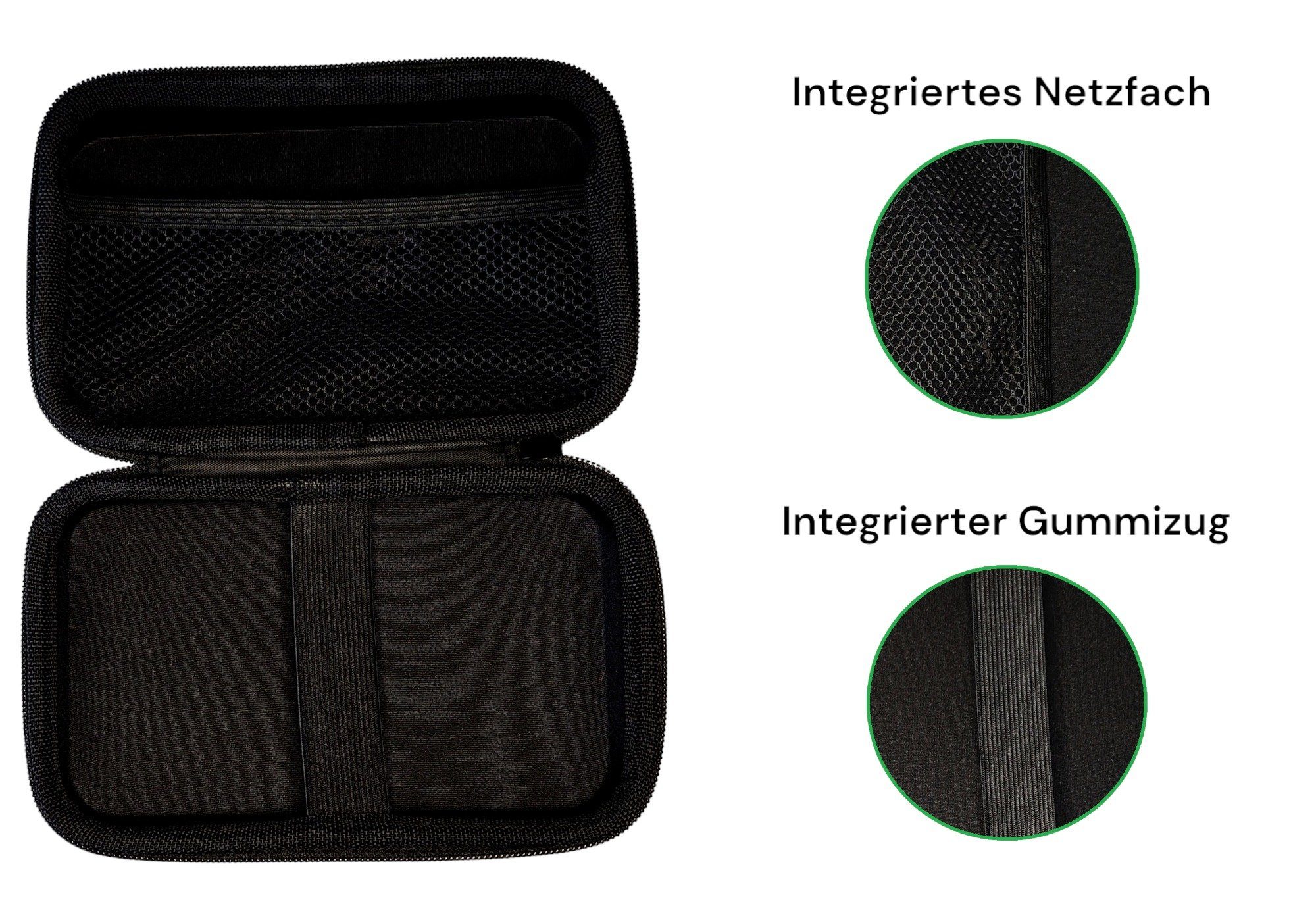 Provance Rasierer-Etui EVA Haarschneidemaschine Schutztasche (XL), Material mm 180x150x60