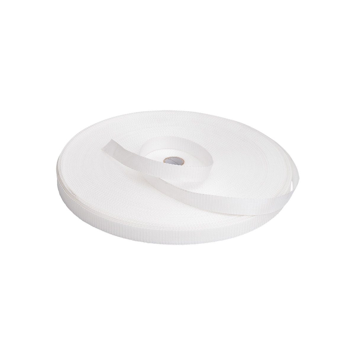 LYSEL® Zurrgurt Gurtband Polypropylen (PP) 25 mm breit, 1,2mm stark, 240 Kg, weiß (1-St) 1000 x 25 mm [L x B]
