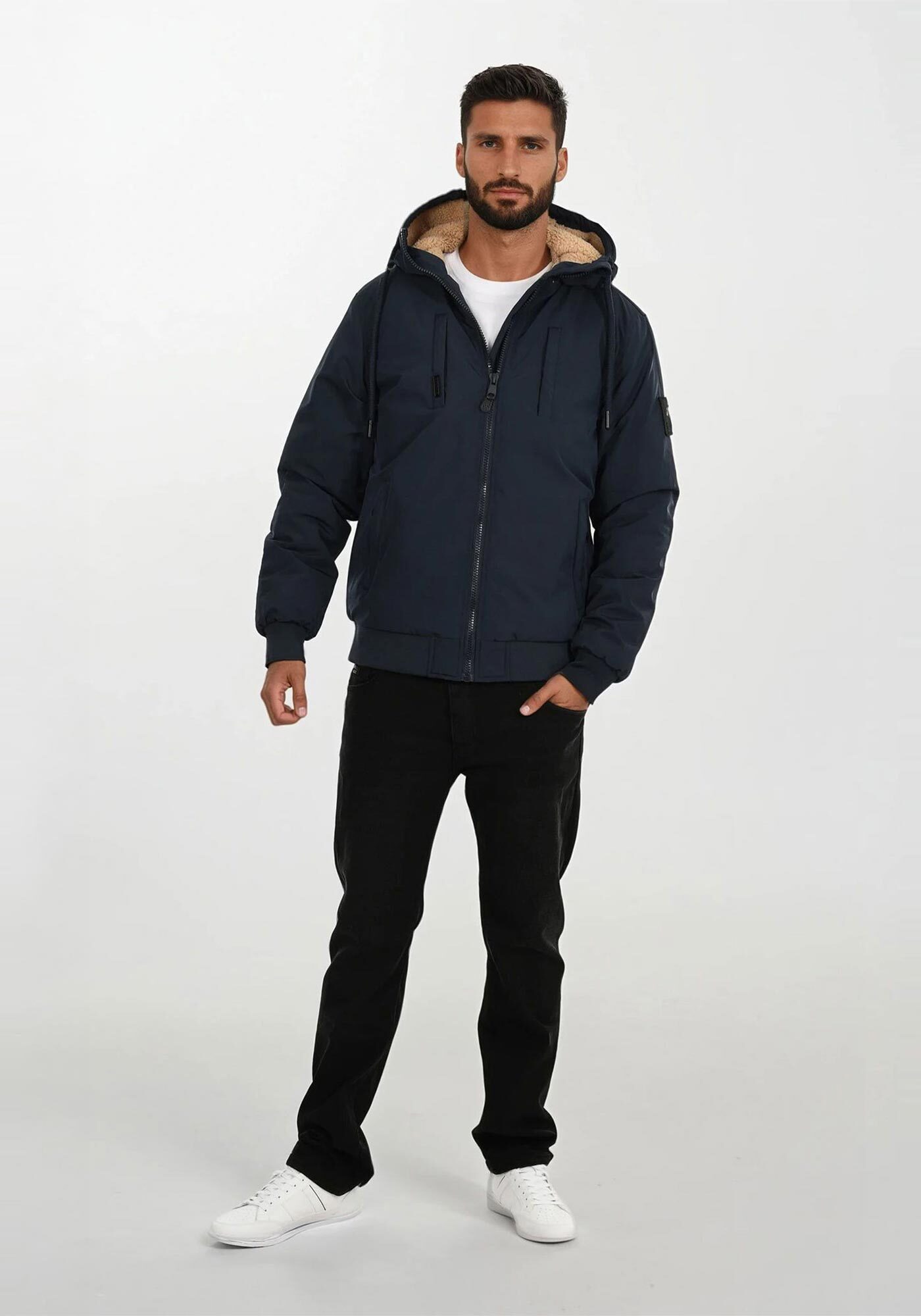 Alessandro Salvarini Winterjacke ASPedro innen mit warmem Teddyfell günstig online kaufen