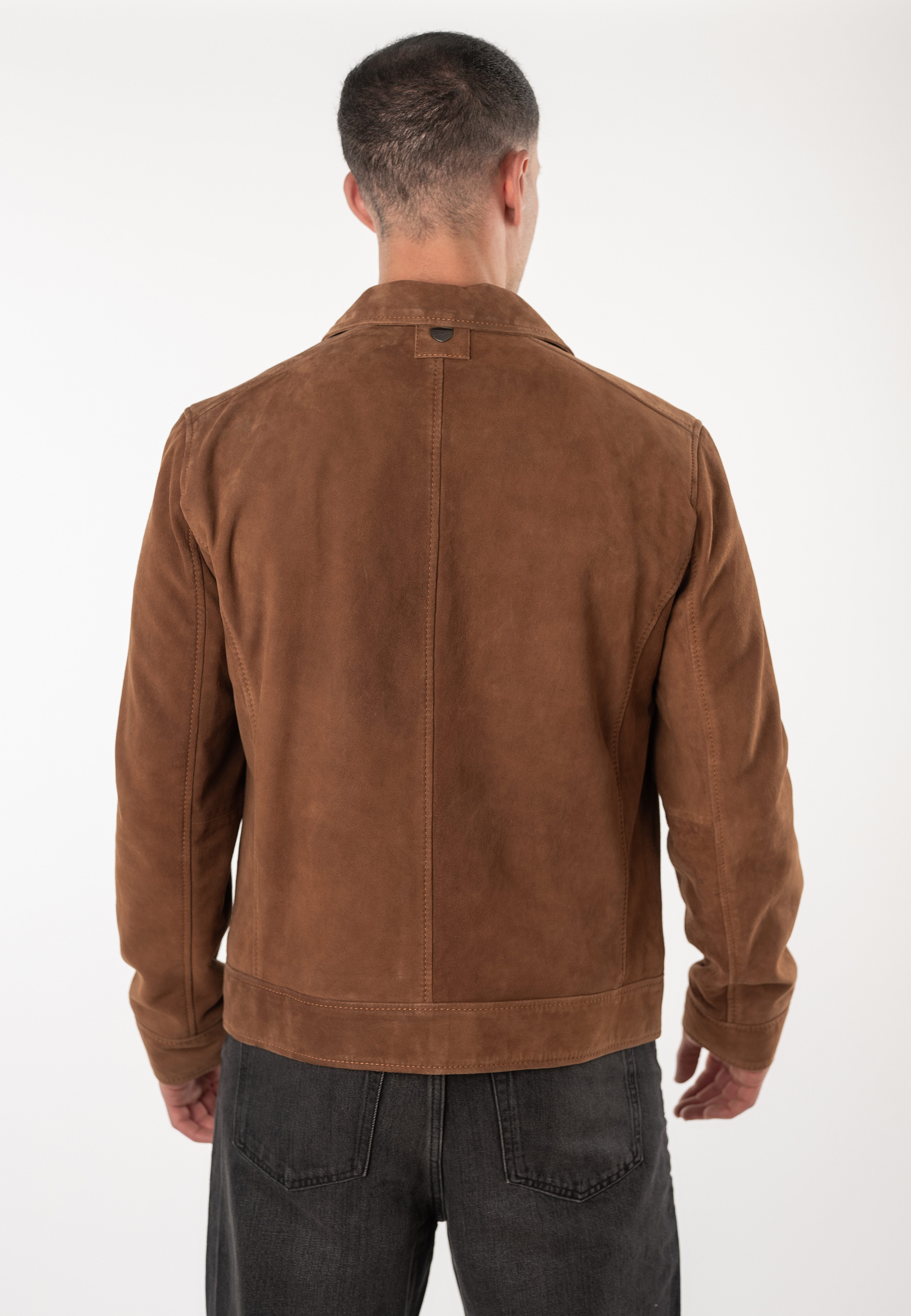 Mauritius Lederjacke MMGraiven (mauritiusHerren26) mit Umlegekragen