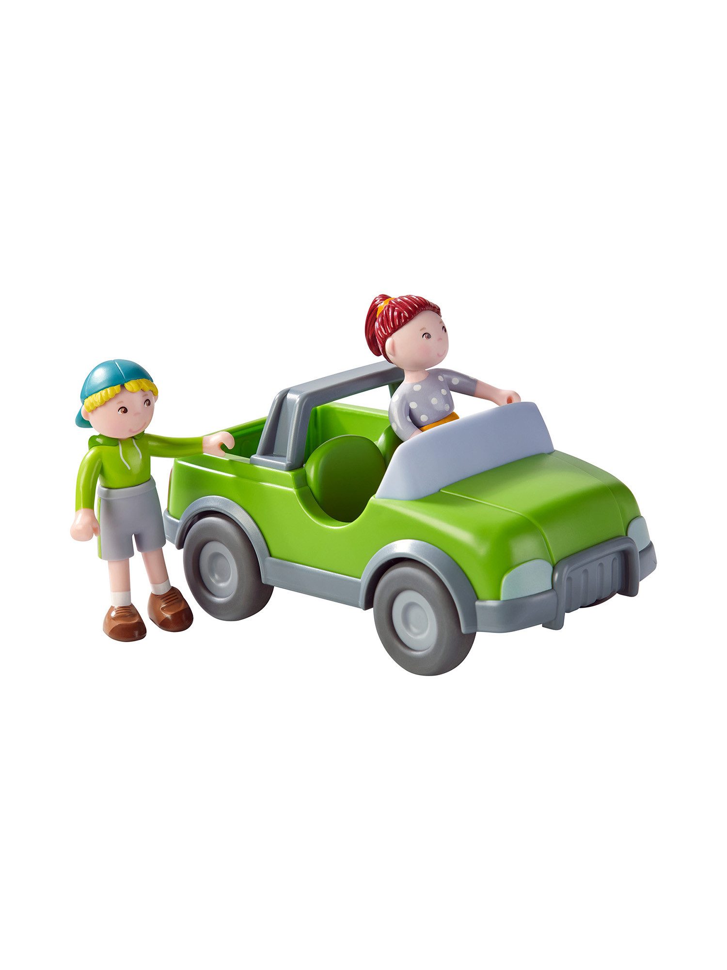 Haba Minipuppe Little Friends Spielset Draußen unterwegs, unisex neutral günstig online kaufen