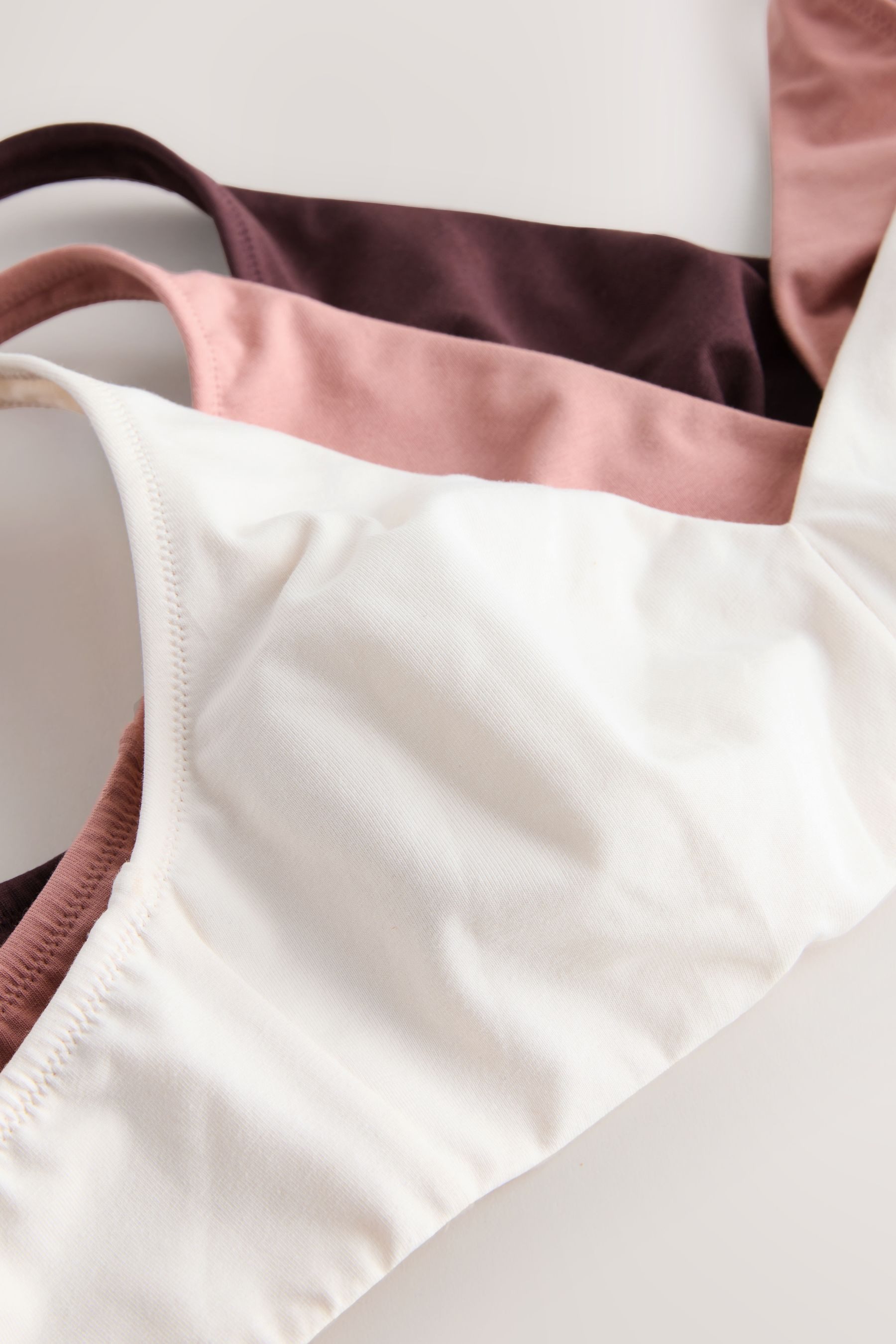 Next Bügelloser BH 3 x Unwattierte, bügellose Ultimate Comfort BHs (3-tlg)