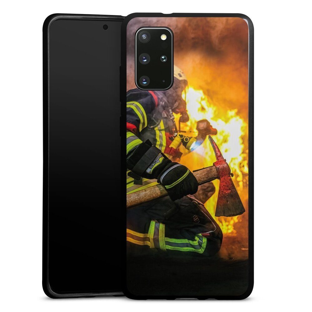 DeinDesign Handyhülle Feuerwehr Feuer Lebensretter Volunteer Firefighter, Samsung Galaxy S20 Plus Silikon Hülle Bumper Case Handy Schutzhülle