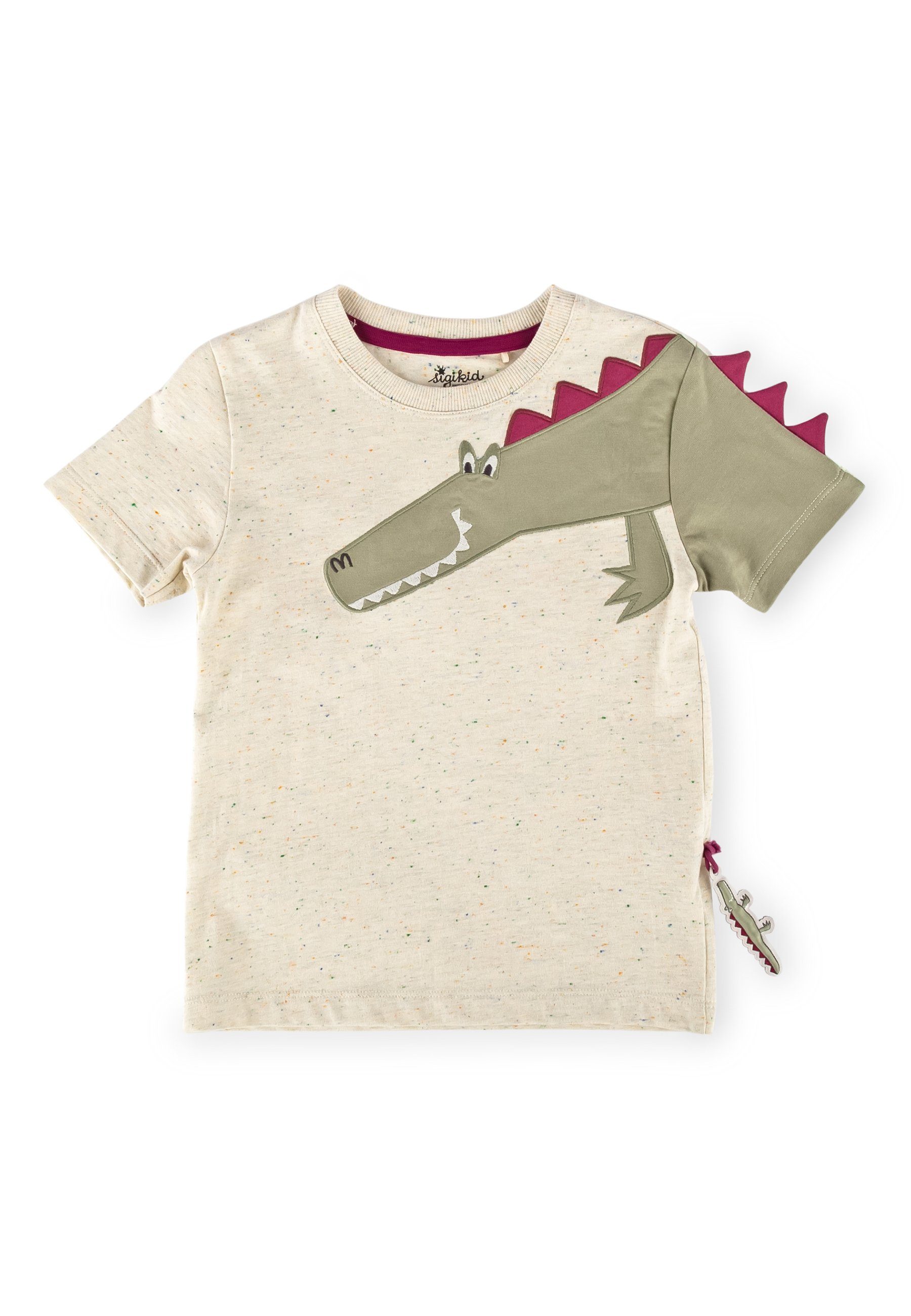 T-Shirt Kindershirt T-Shirt Happy Crocodile für Kinder