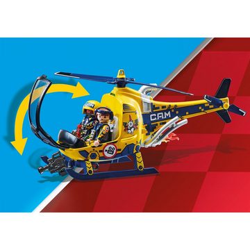 Playmobil® Konstruktionsspielsteine Air Stuntshow Filmcrew-Helikopter