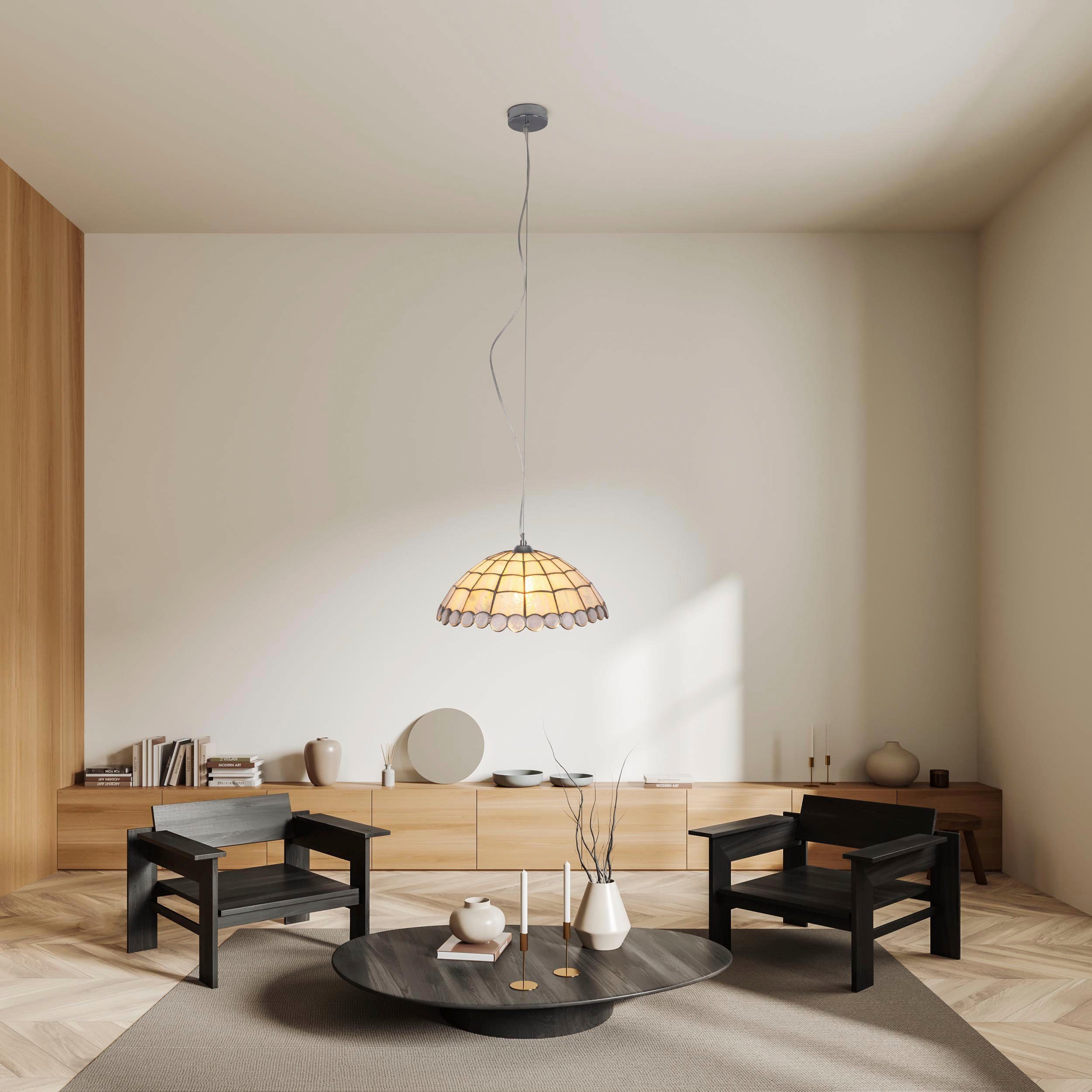 näve Pendelleuchte Diamonds, ohne Leuchtmittel, Tiffanypendelleuchte, excl. günstig online kaufen