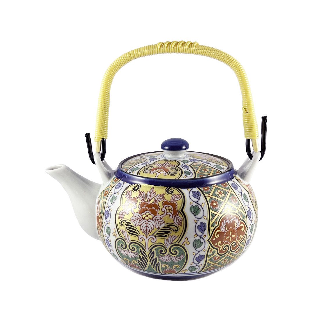 Ureshii Teekanne Teekanne aus Porzellan, 4-fach sortiert, 700 ml, Japanimport, 0,7 l