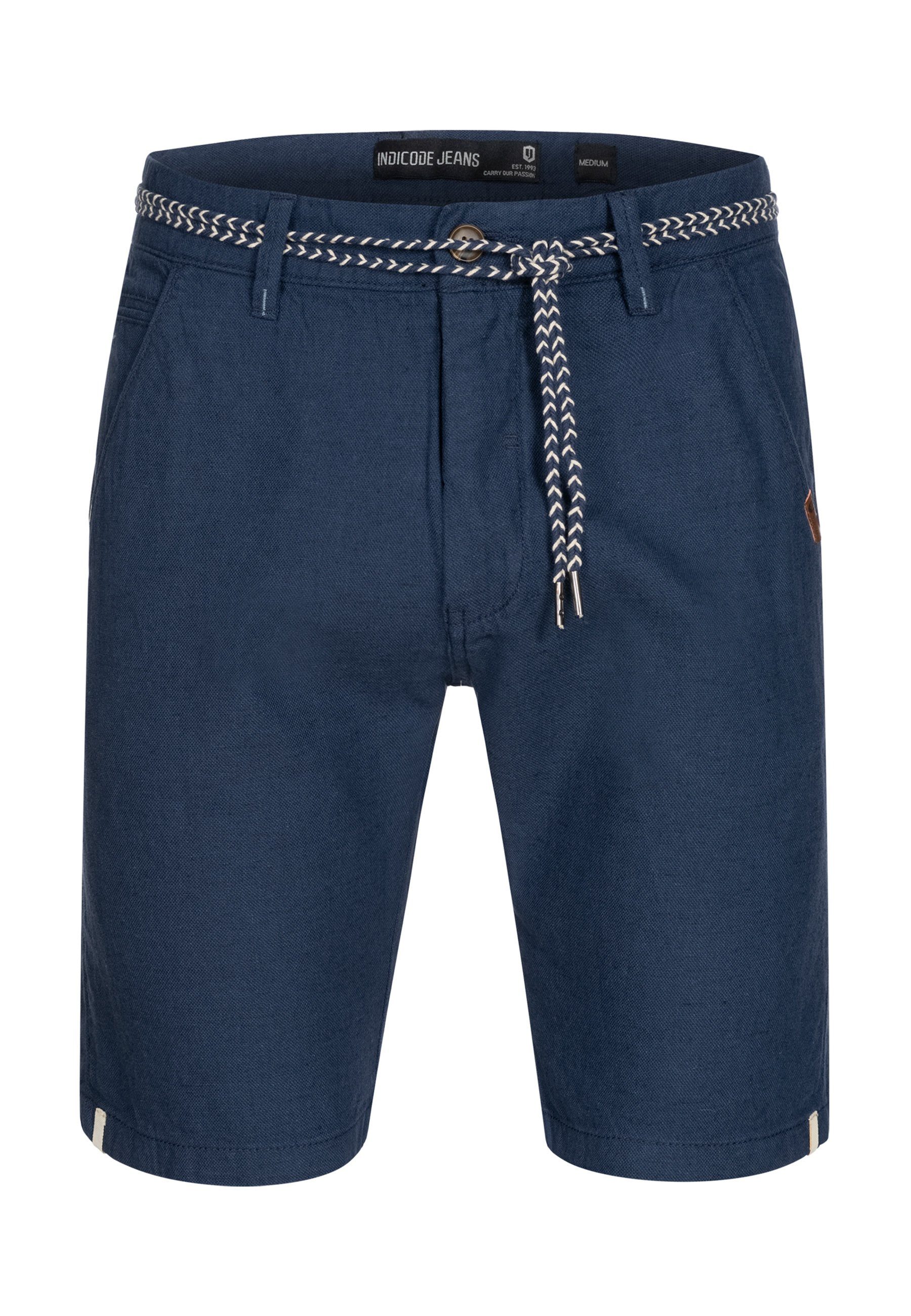 Indicode Chinoshorts Sant Cugat mit abnehmbaren, günstig online kaufen