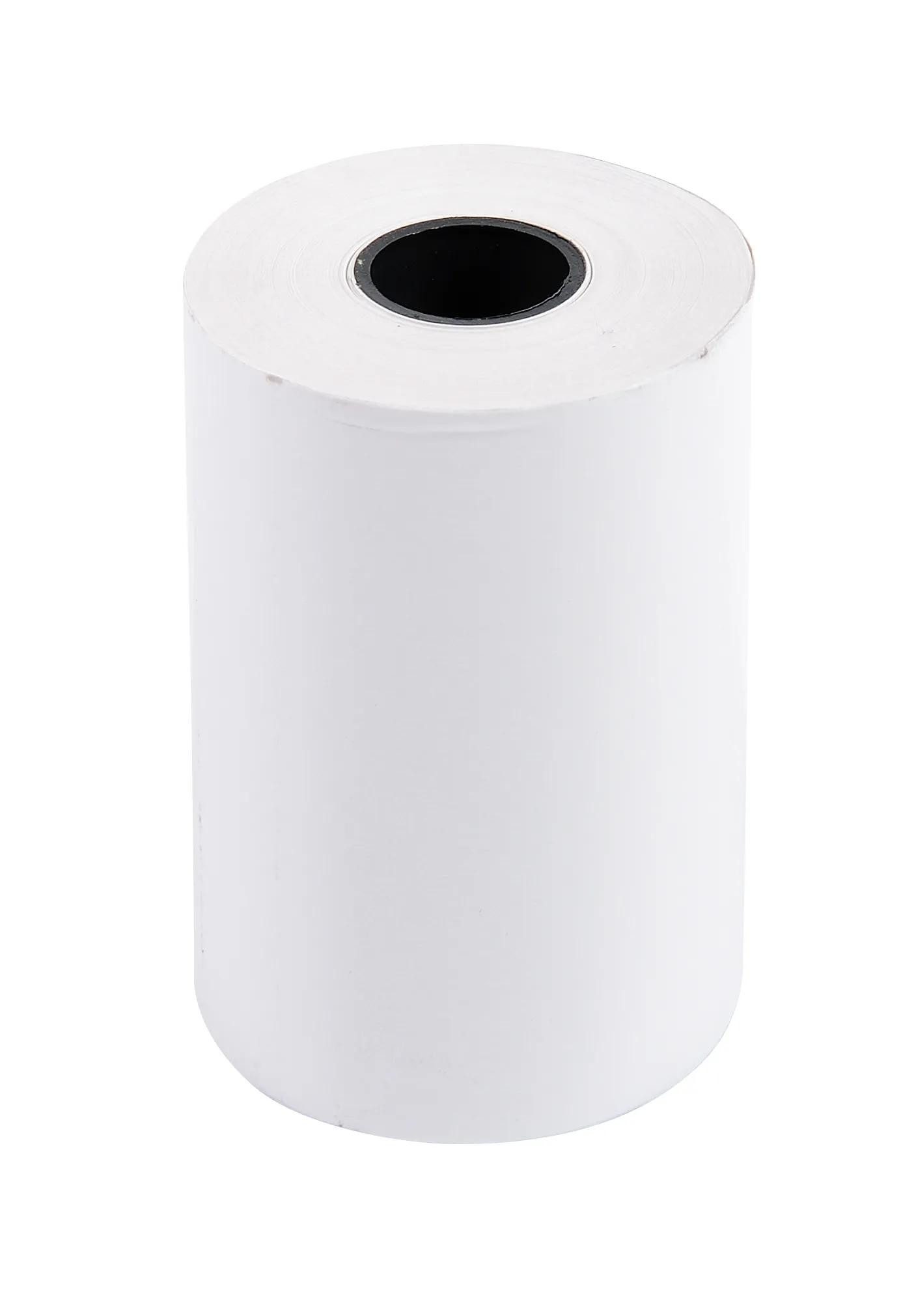 EXACOMPTA Endlospapier 50x Thermorolle für EC 57x46mm 24m 1-lagig 55g/m2 Weiß 40905E, Rollen Thermisches Papier