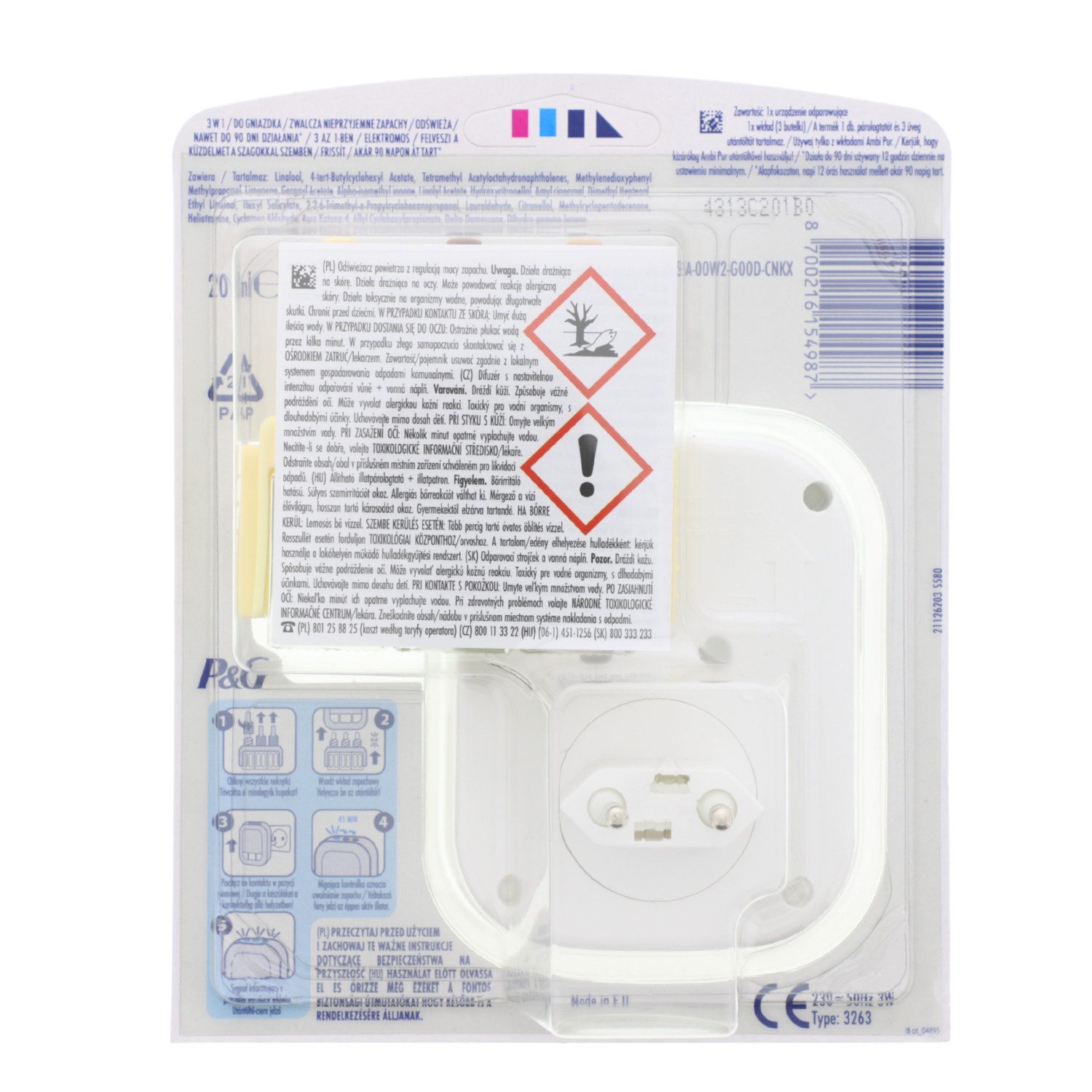 ambi pur Raumduft AmbiPur Starterset Duftstecker & Duft Flakons Vanilla Cookie 20ml elek
