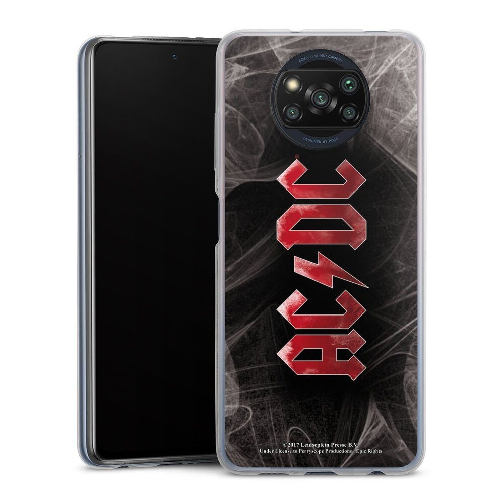 Handyhülle ACDC Logo Fanartikel ACDC White Dust
