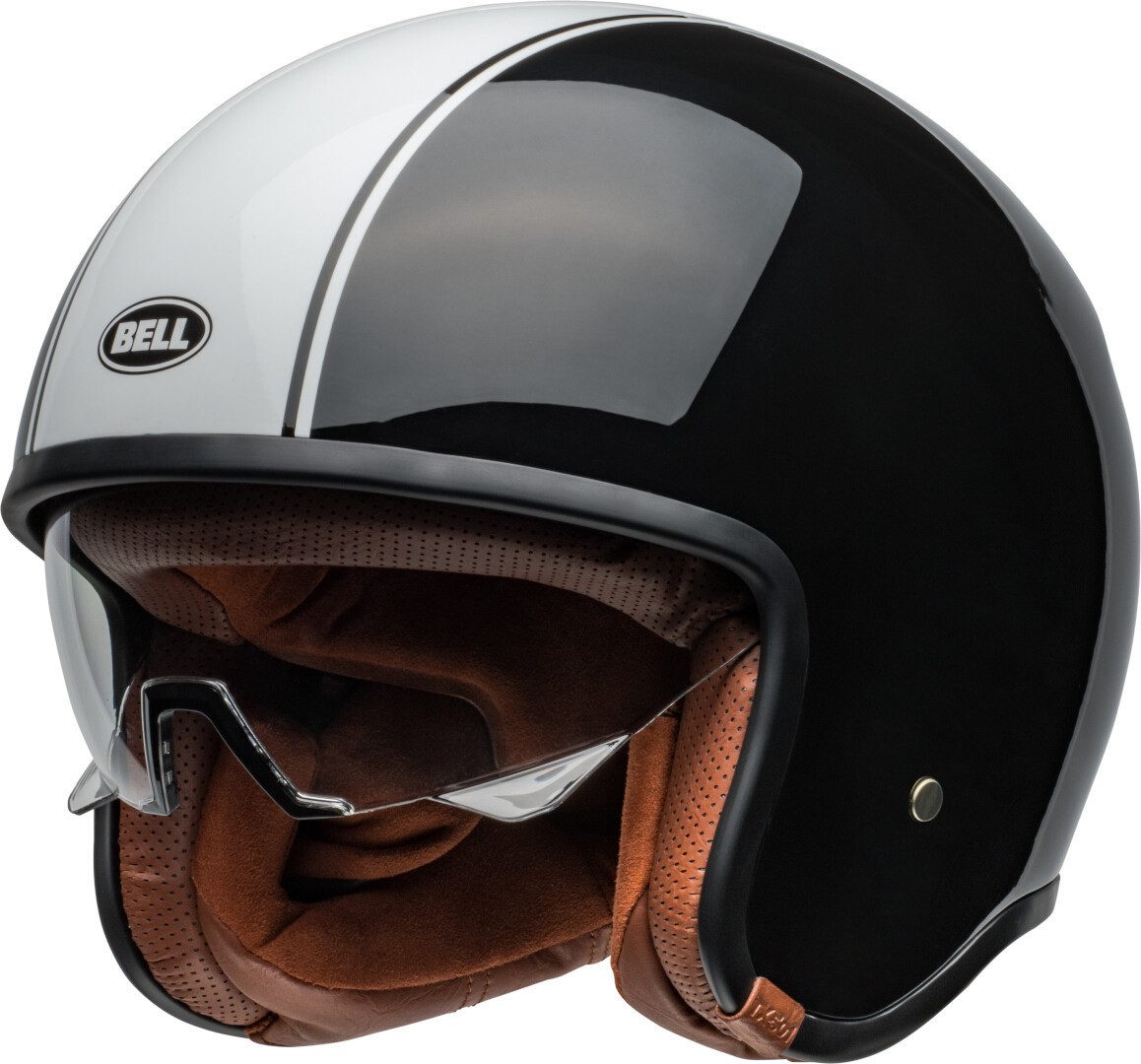 Bell Motorradhelm TX-501 Rally Jethelm, vorbereitet für Kommunikationssystem,integriertes Sonnenvisier