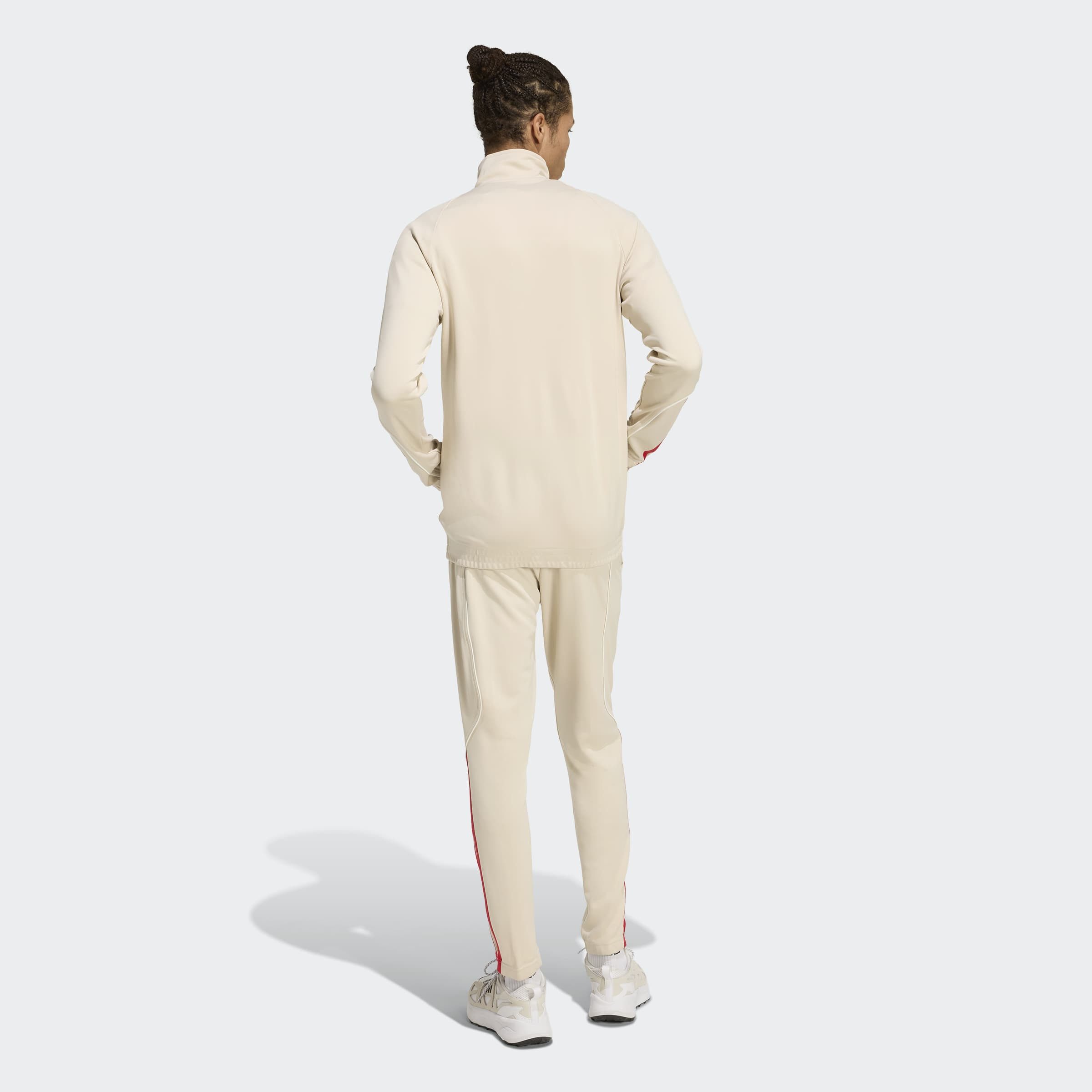 adidas Sportswear Trainingsanzug STADIUM 3-STREIFEN (2-tlg), zweiteiliges Set aus Jacke und Hose, aus leichtem Polyester