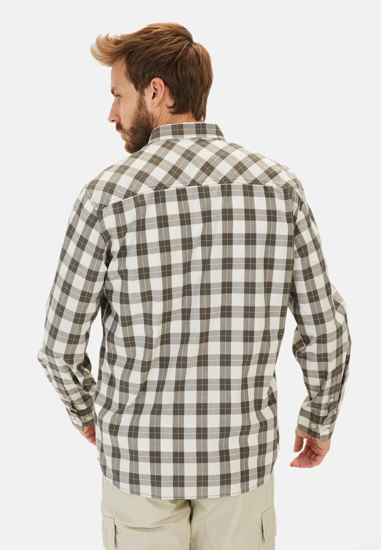 camel active Karohemd aus reiner Baumwolle günstig online kaufen