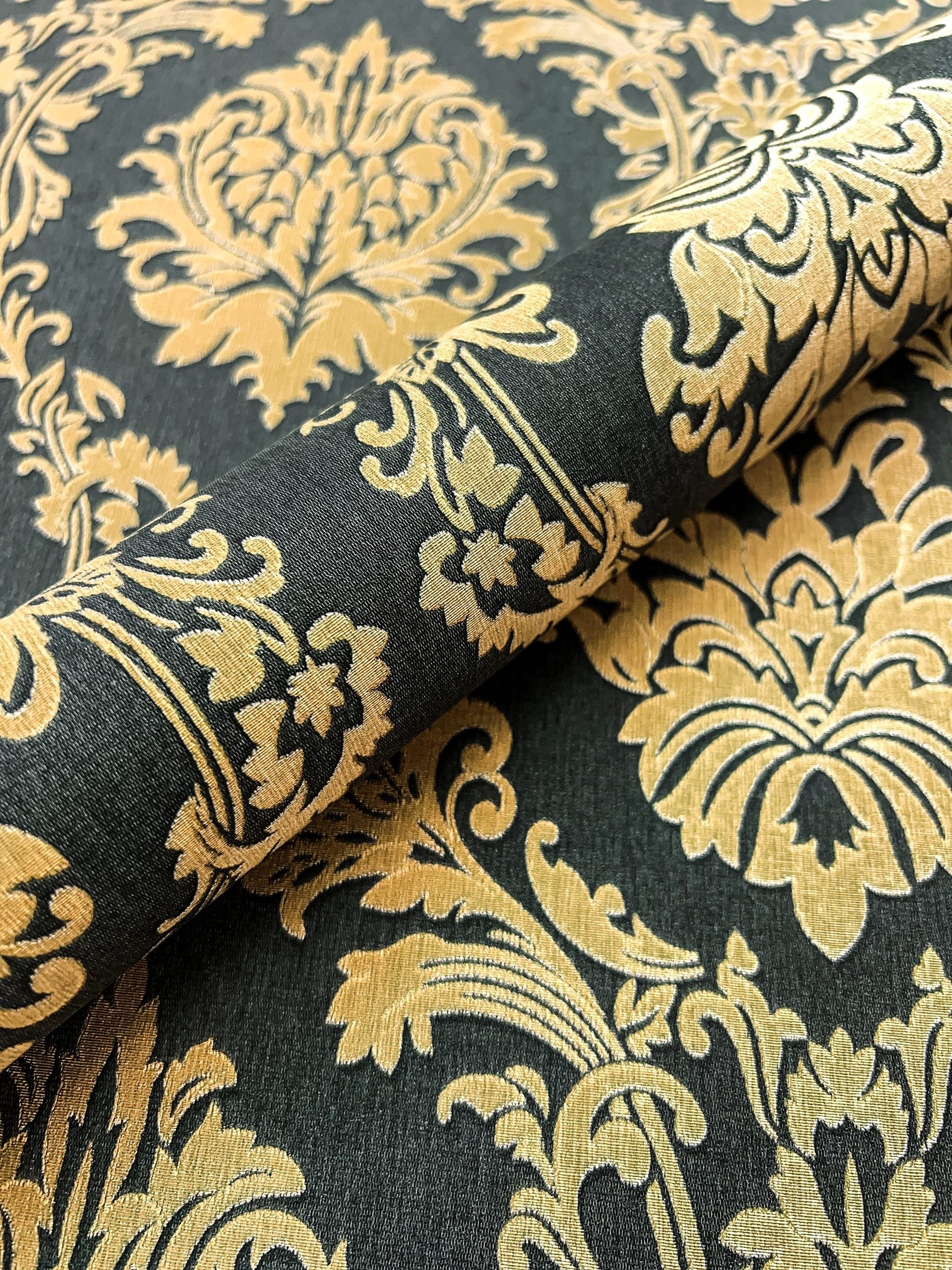 Newroom Vliestapete, Schwarz Glänzend Modern Ornamente günstig online kaufen
