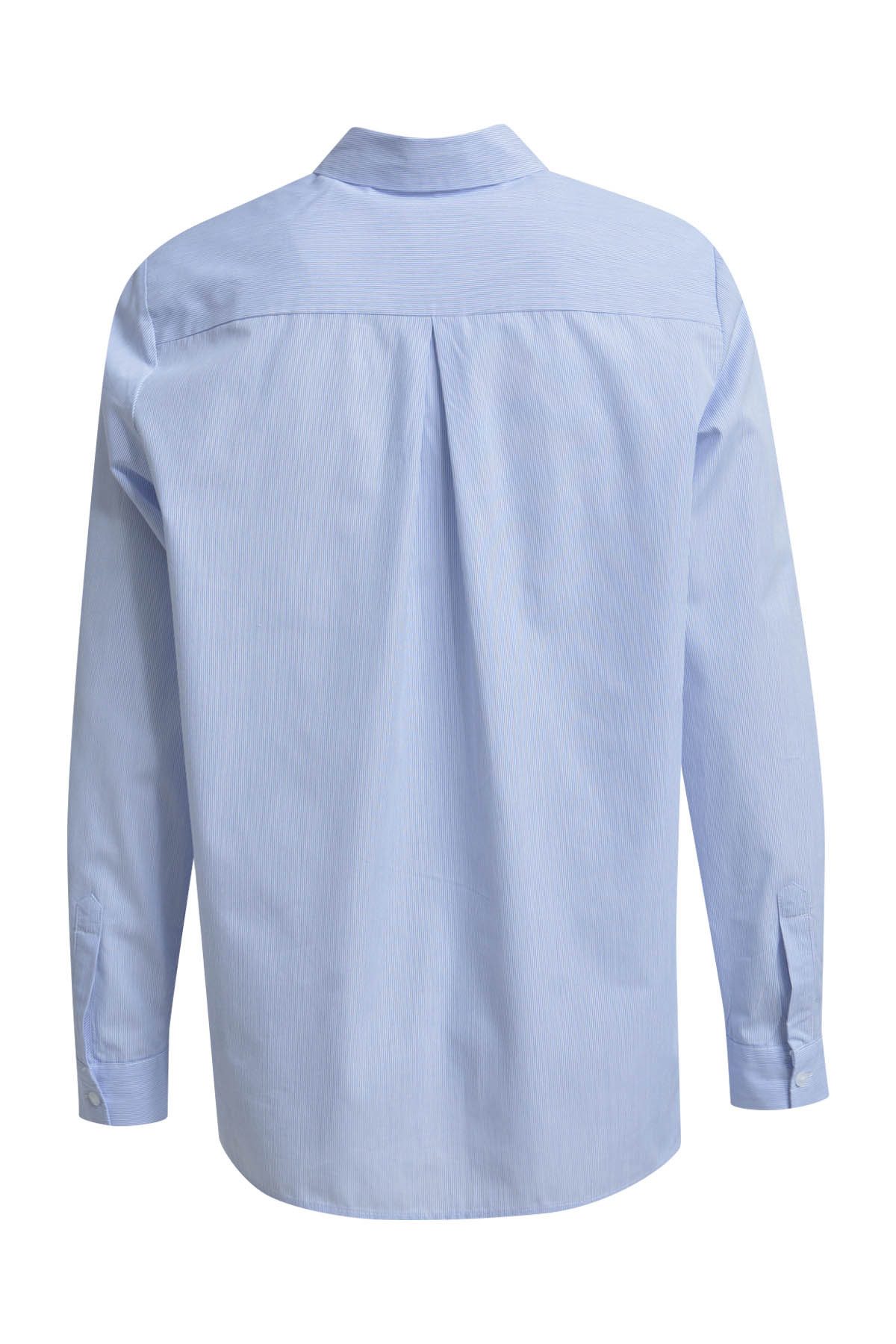 Milano Italy Kurzarmbluse shirt blouse w/ ruffle at placket 1/1 sleeve