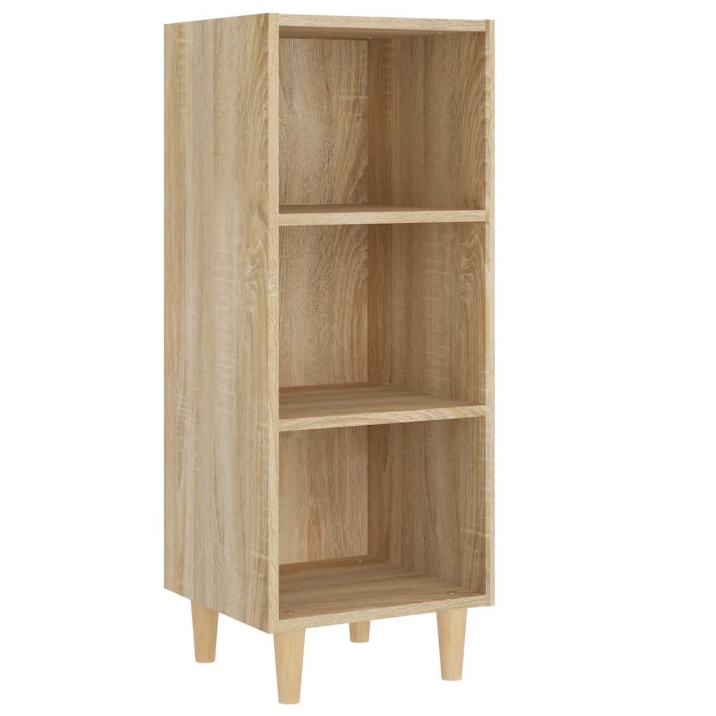 vidaXL Sideboard Sideboard Sonoma-Eiche 34,5x32,5x90 cm Holzwerkstoff (1 St)