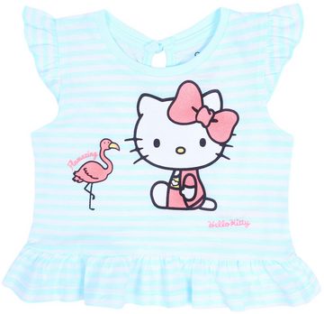 Sarcia.eu Blusentop 2x Pink-mint T-Shirt, Hello Kitty T-Shirt 6-9 Monate