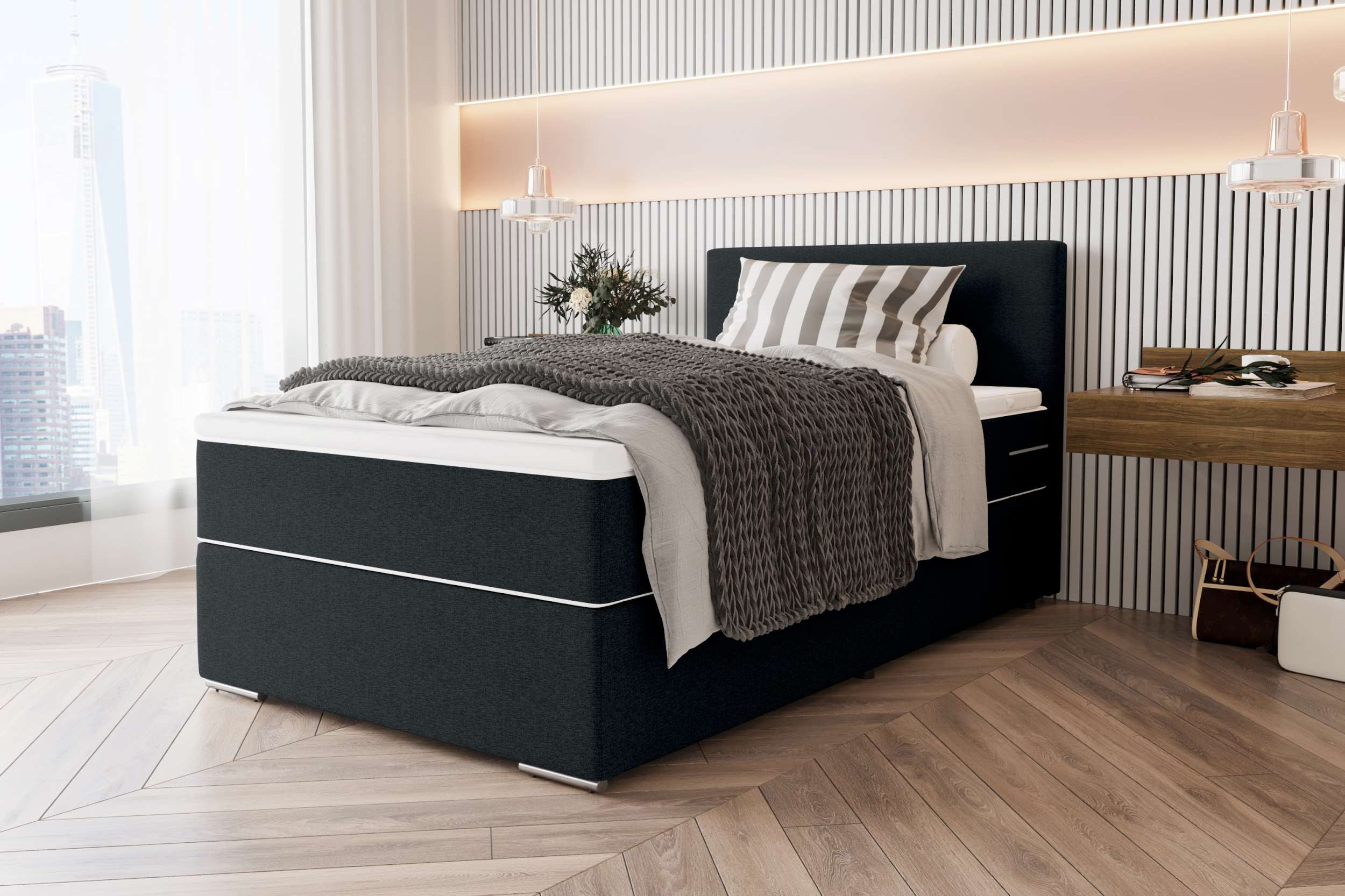 99rooms Boxspringbett Phönix Mini (Schlafzimmerbett, Bett), günstig online kaufen