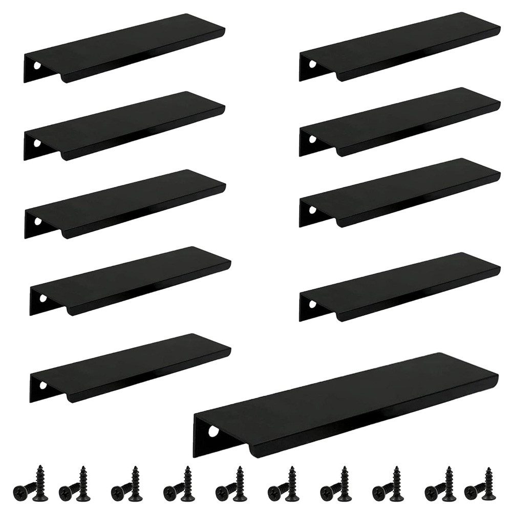 TUWENA Möbelgriff 10 Stück Verdeckter Möbelgriffe mit Schrauben, Schubladengriffe