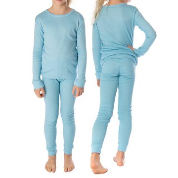 Black Snake Thermounterhemd cuddle Kinder Thermounterwäsche Set 2x Unterhemd + Unterhose