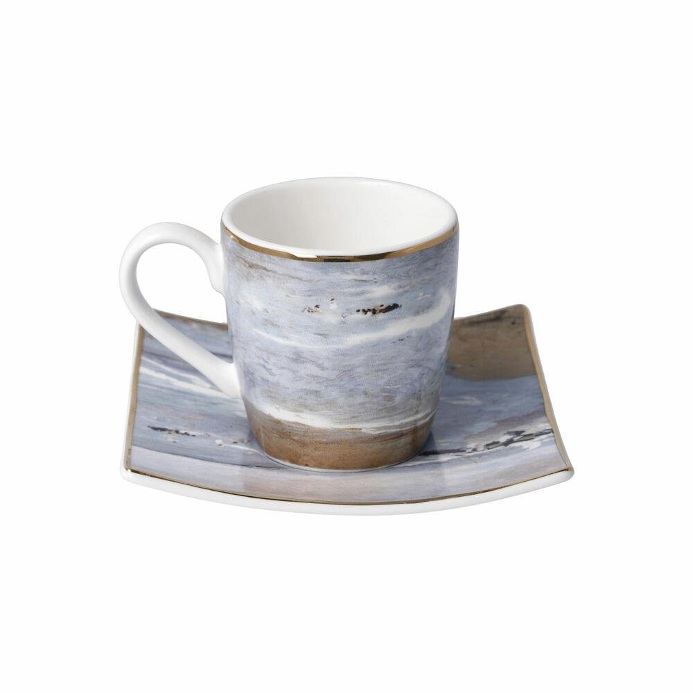 Goebel Espressotasse Joaquin Sorolla - Zeit für ein Bad, Fine Bone China