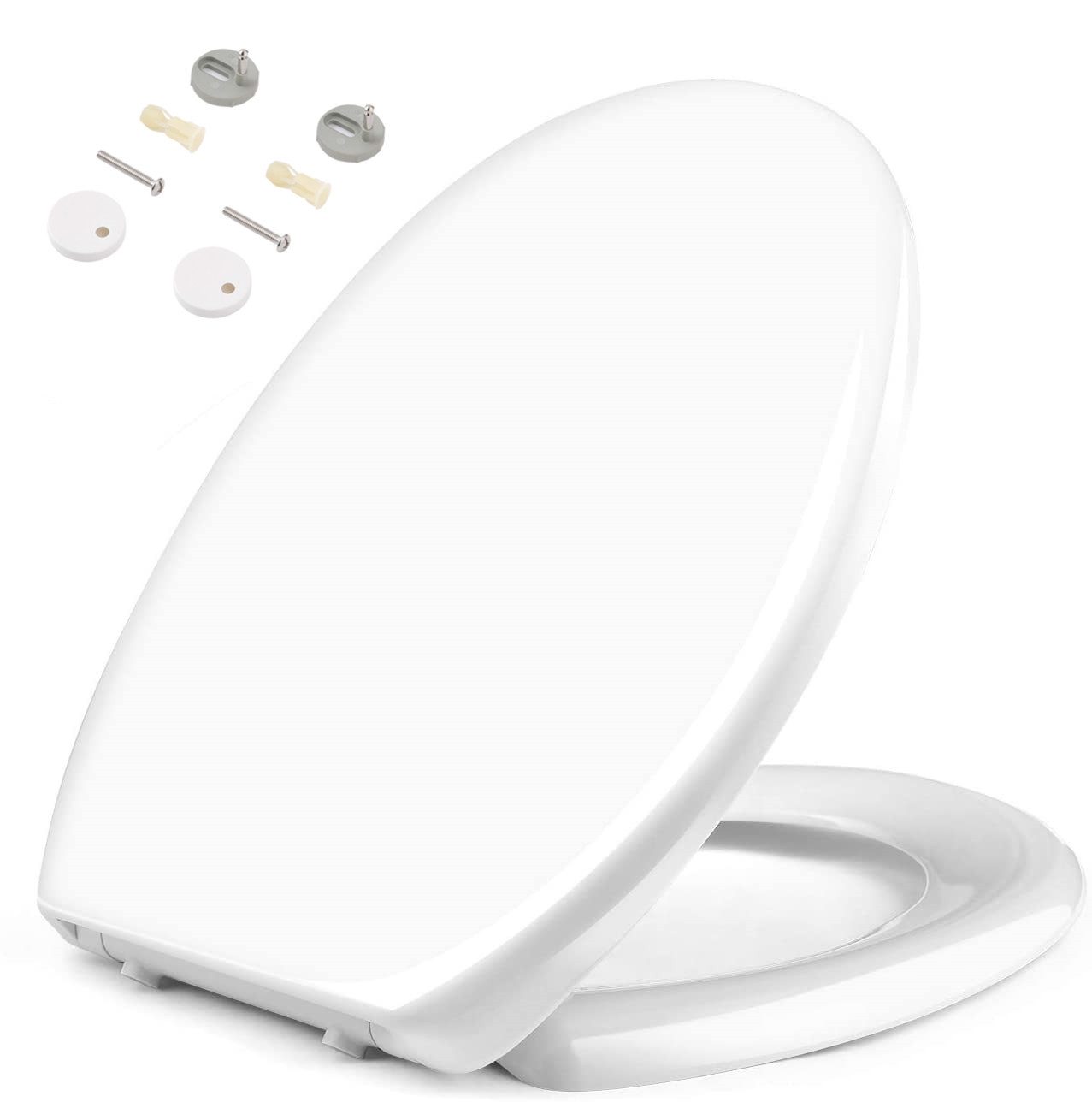 LUCKZON WC-Sitz Toilettendeckel O/D Form mit günstig online kaufen