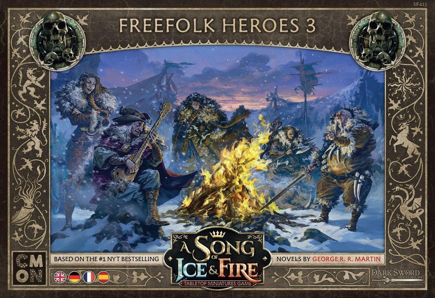 Asmodee Spiel, A Song of Ice & Fire - Free Folk Heroes 3 (Helden des Freien Volks 3)