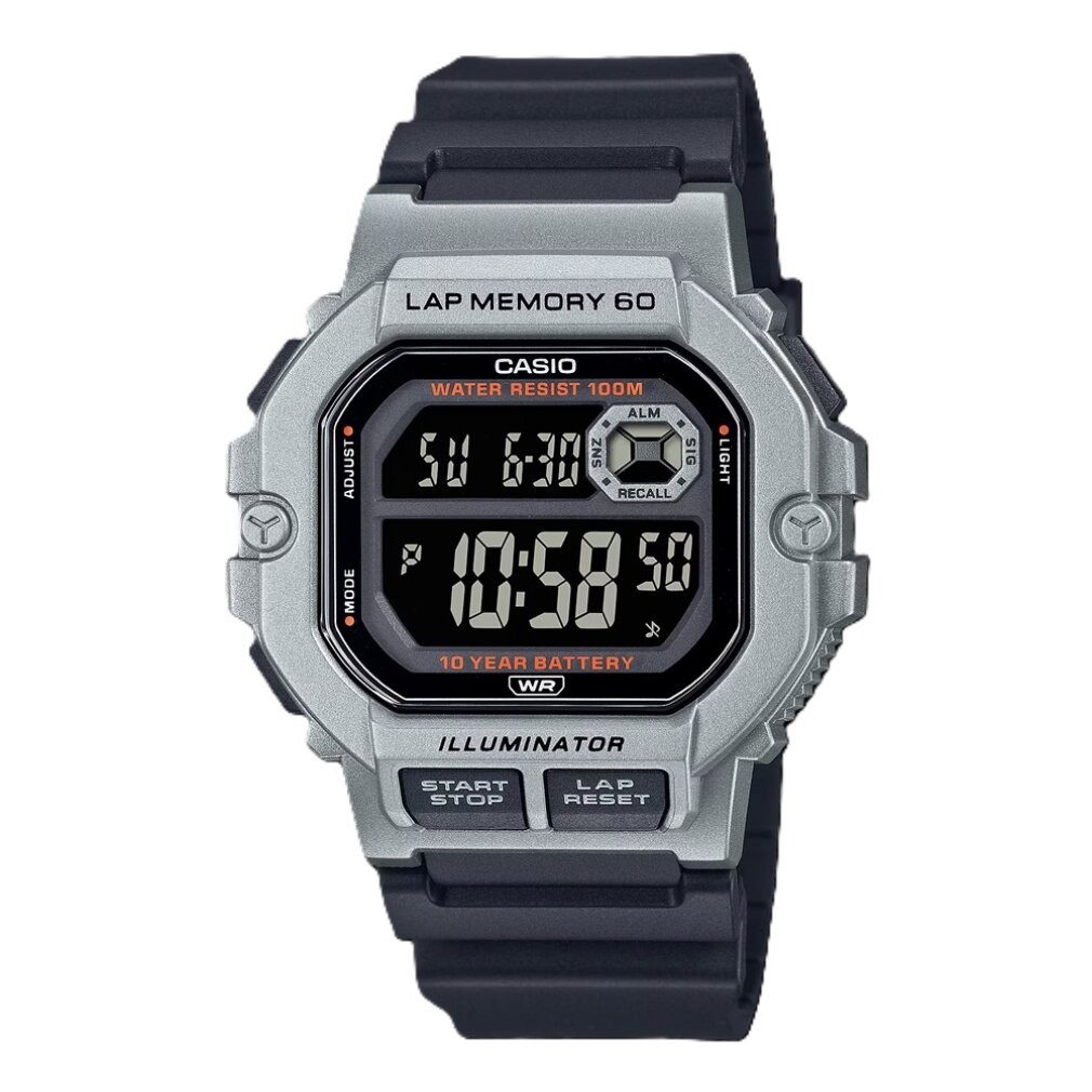 CASIO Luxusuhr Herrenuhr ILLUMINATOR Schwarz (44,5 mm)