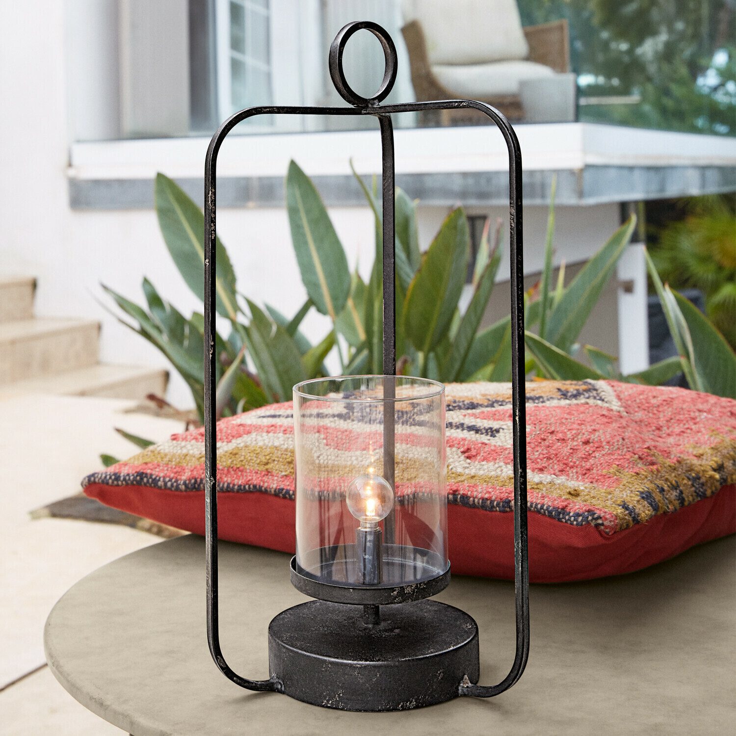 Mirabeau LED Laterne LED-Laterne Kivalex antikschwarz