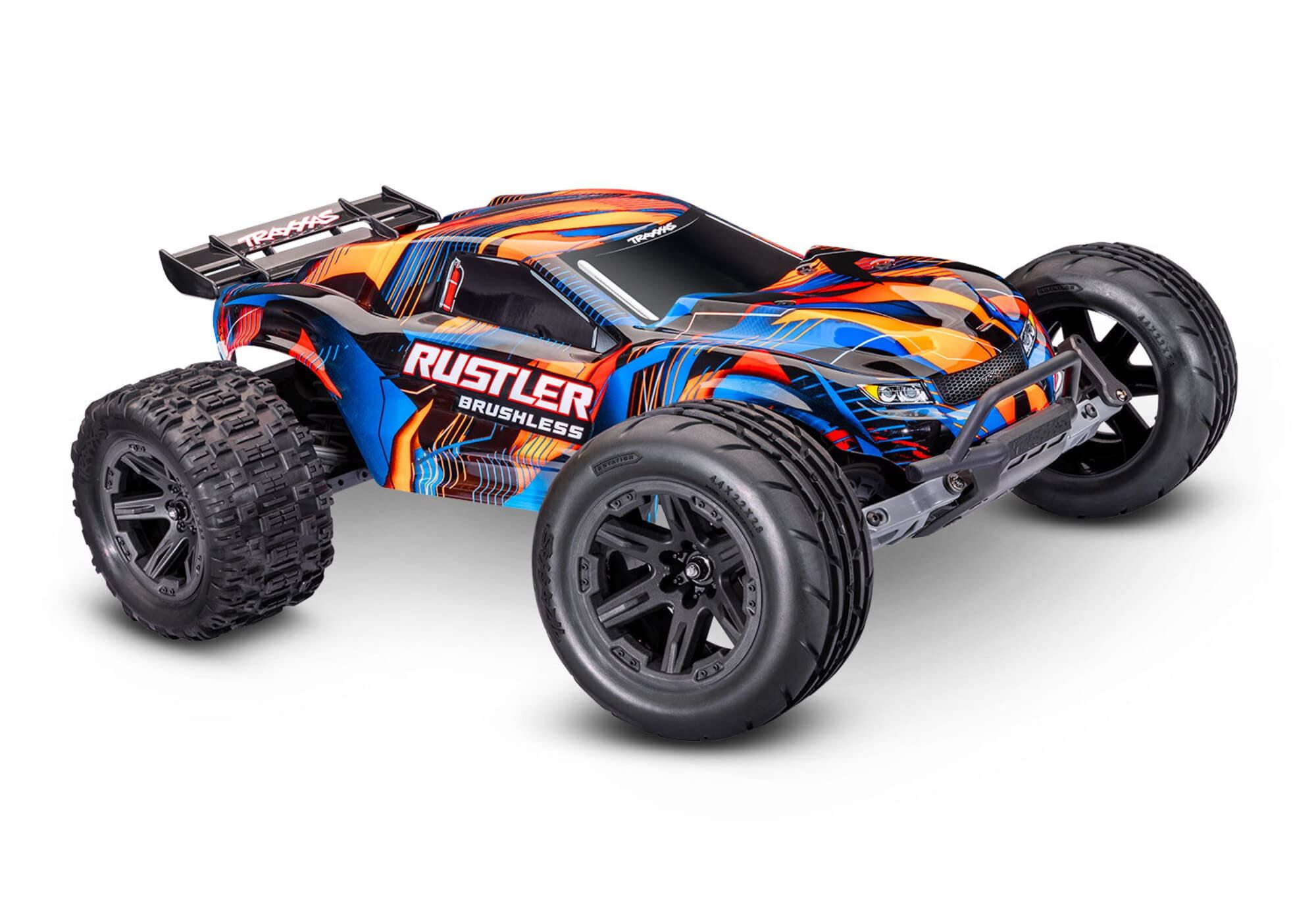 Traxxas RC-Buggy TRAXXAS Rustler 2WD Brushless Buggy Orange RTR VX3 Brushless