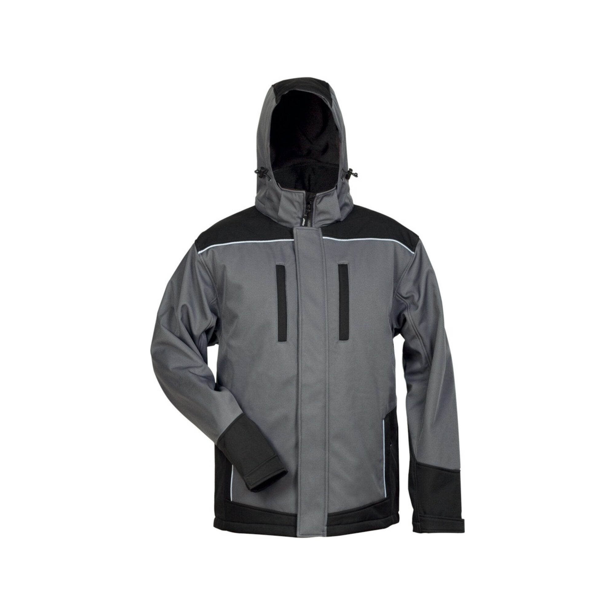 Feldtmann Softshellparka Wintersoftshelljacke Ajax Gr.XXL grau/schwarz ELYSEE