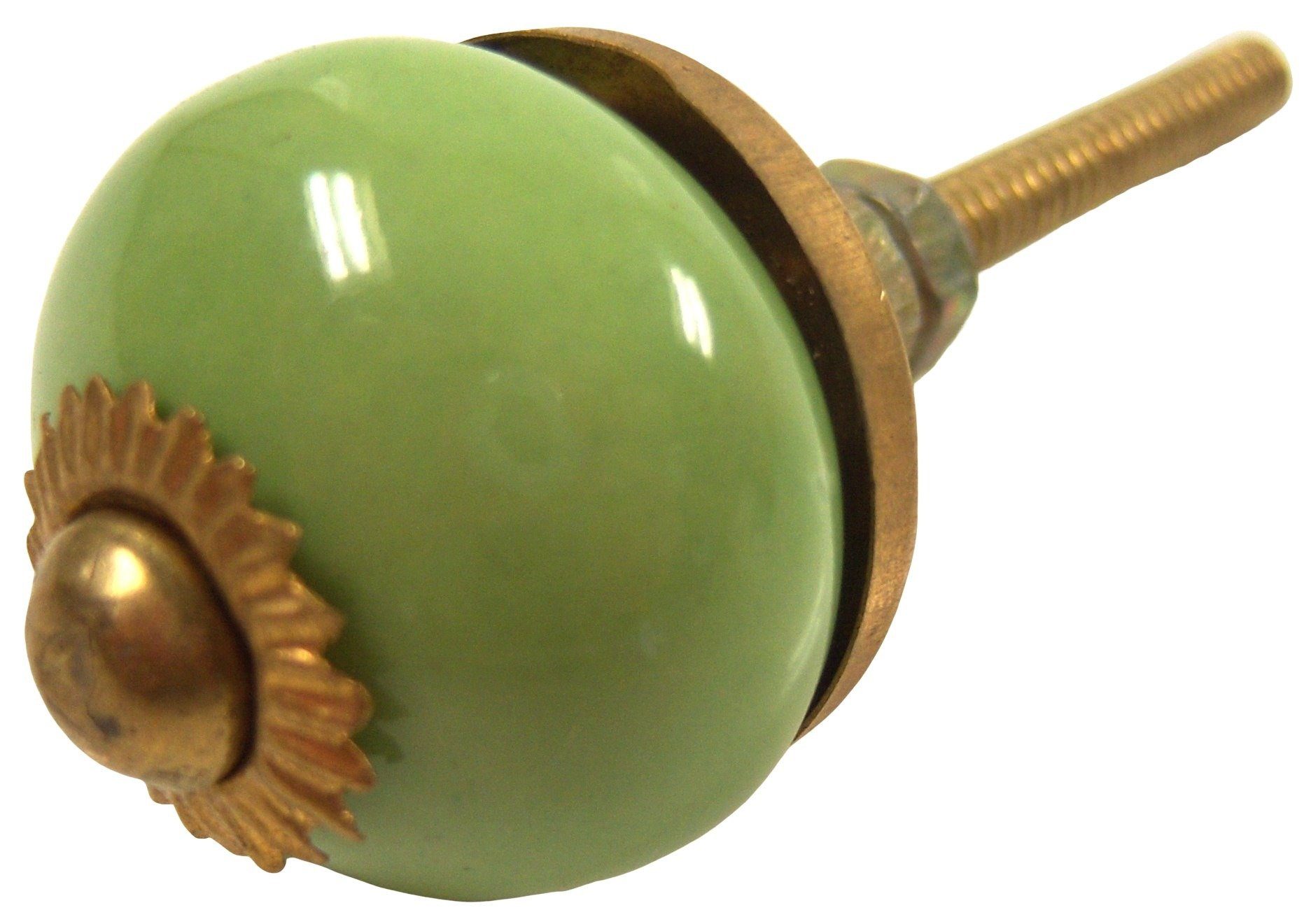 Guru-Shop Möbelknopf Kleiner Möbelknopf aus Keramik, Möbelknauf..