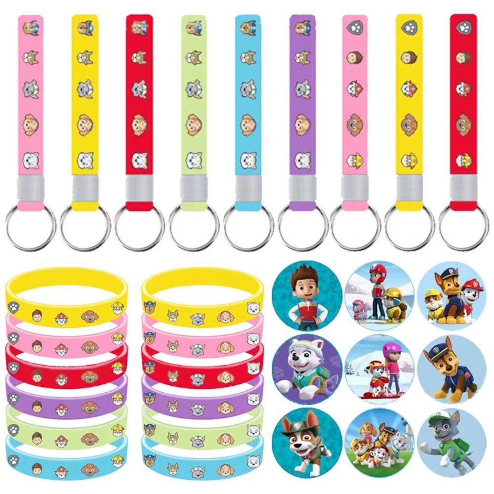 UE Stock Papierdekoration 30 tlg. Paw Petrol Kindergeburtstag Mitgebsel Set günstig online kaufen