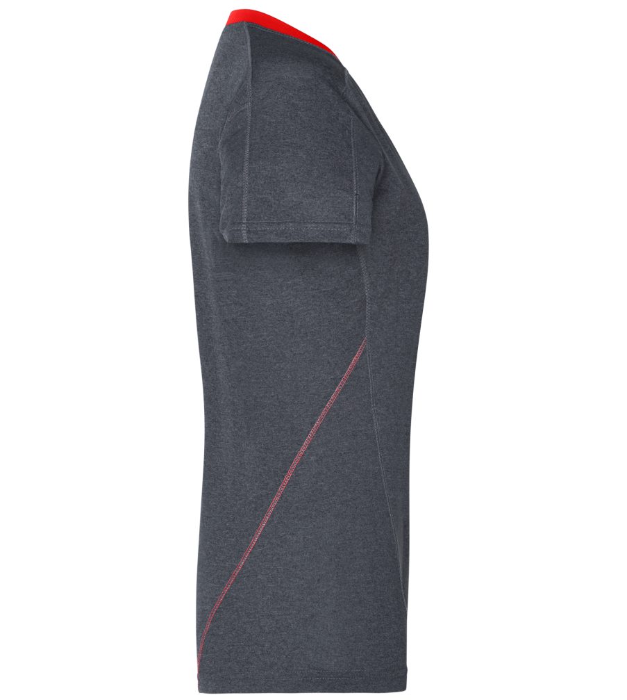 James & Nicholson Laufshirt Doppelpack Damen Kurzarm Laufshirt Running T-Shirt JN471 (Doppelpack, 2 Stück) Atmungsaktiv und Feuchtigkeitsregulierend