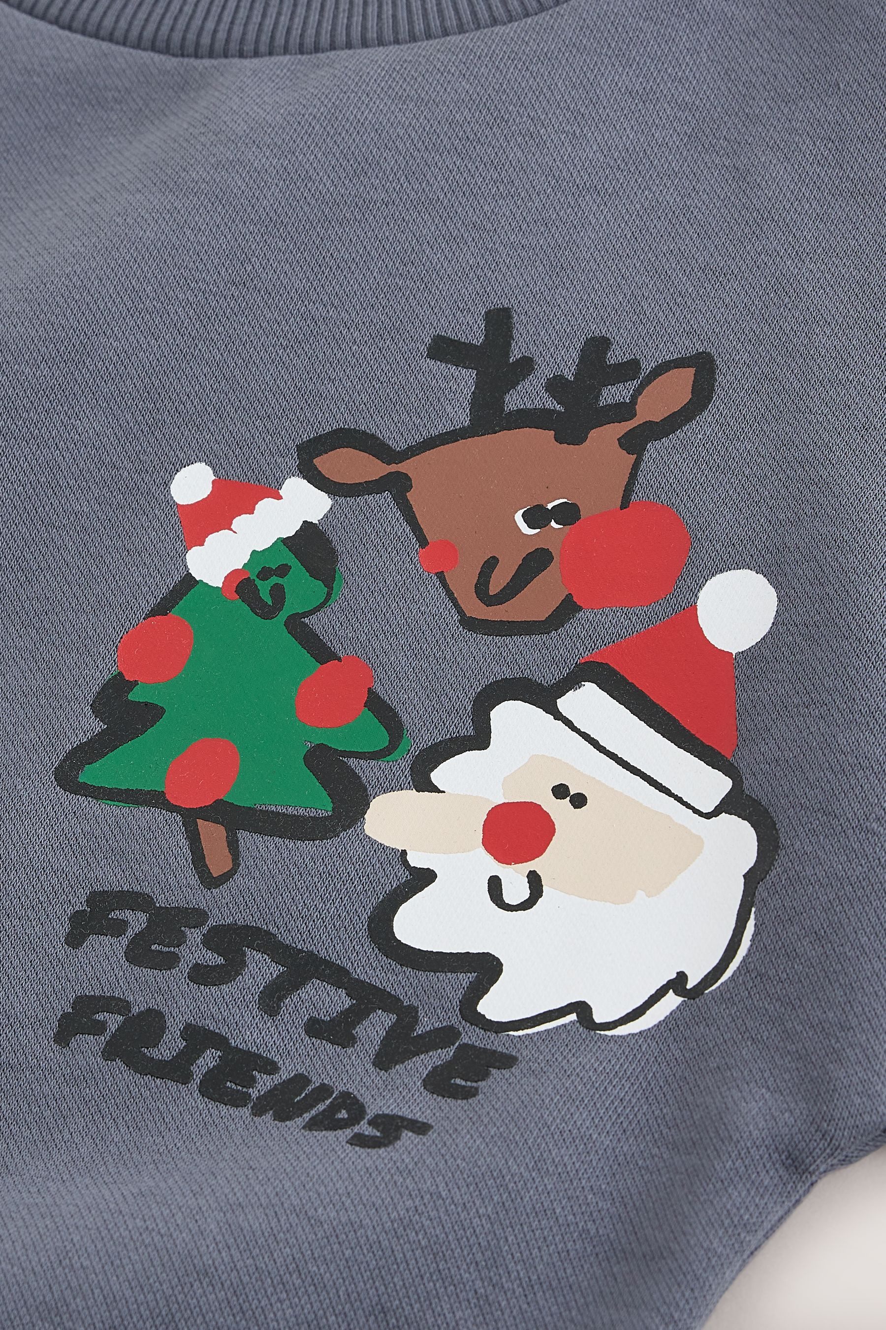 Next Sweater Rundhals-Sweatshirt mit Rücken-Print (1-tlg) – Bild 4 von 5